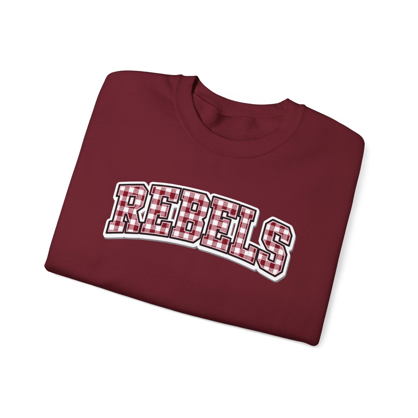 Rebels Gingham Crewneck Sweatshirt