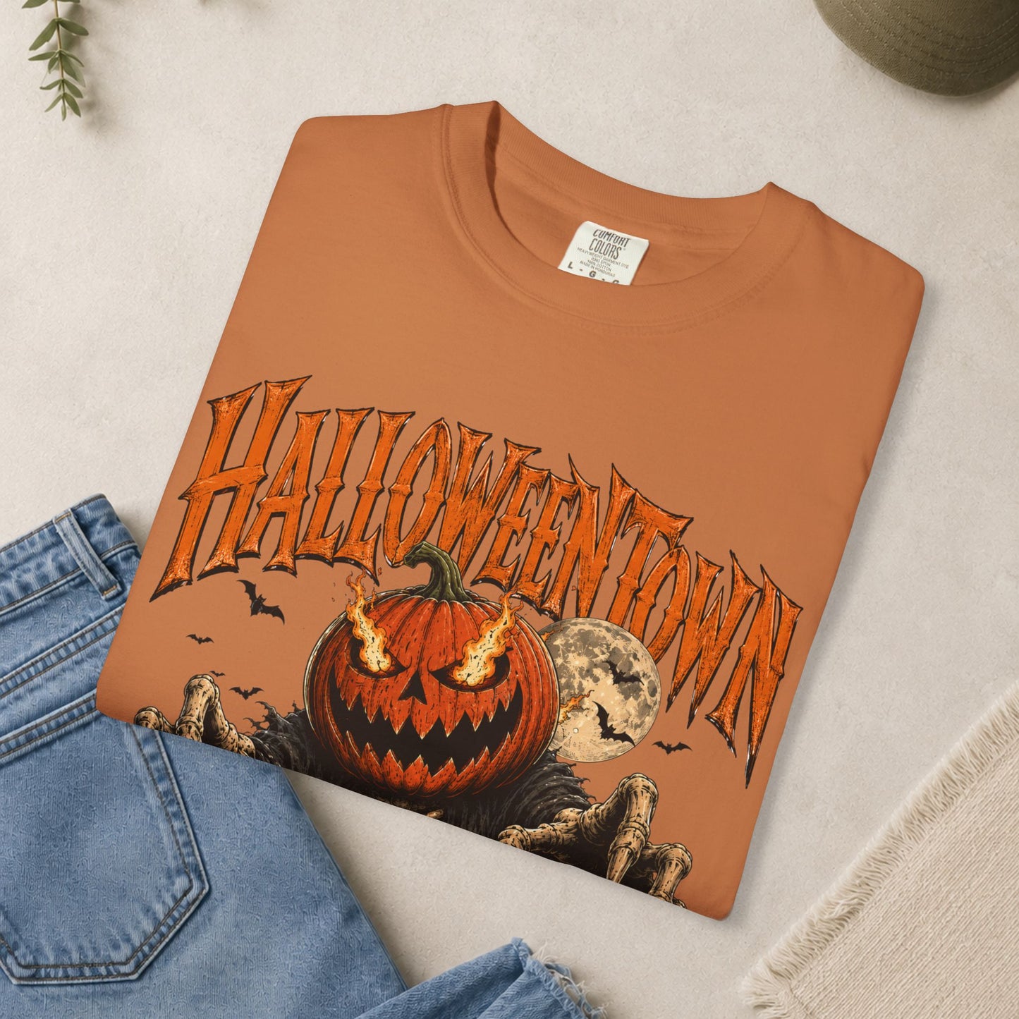 Halloweentown Pumpkin Scarecrow T-shirt | Spooky Halloween Graphic