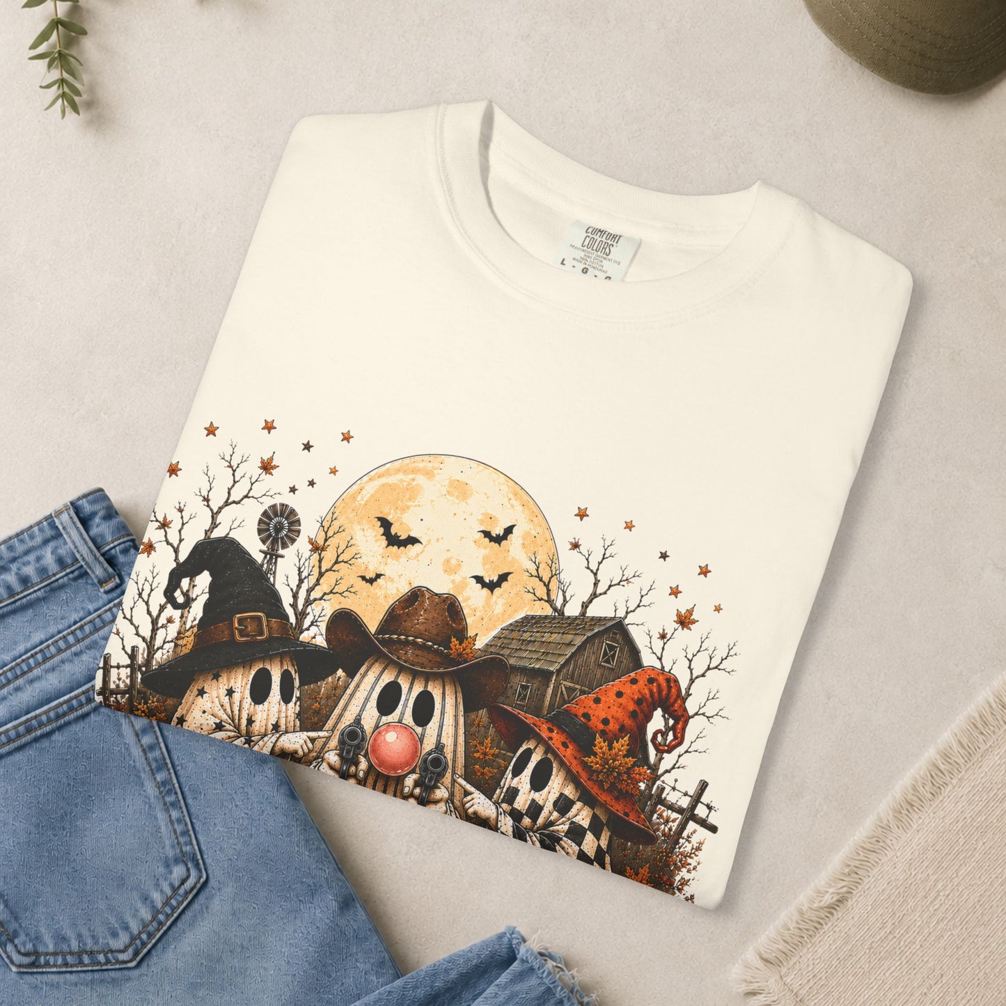 Women's Haunted Harvest Ghosts T-Shirt | Ghost Fall Tee