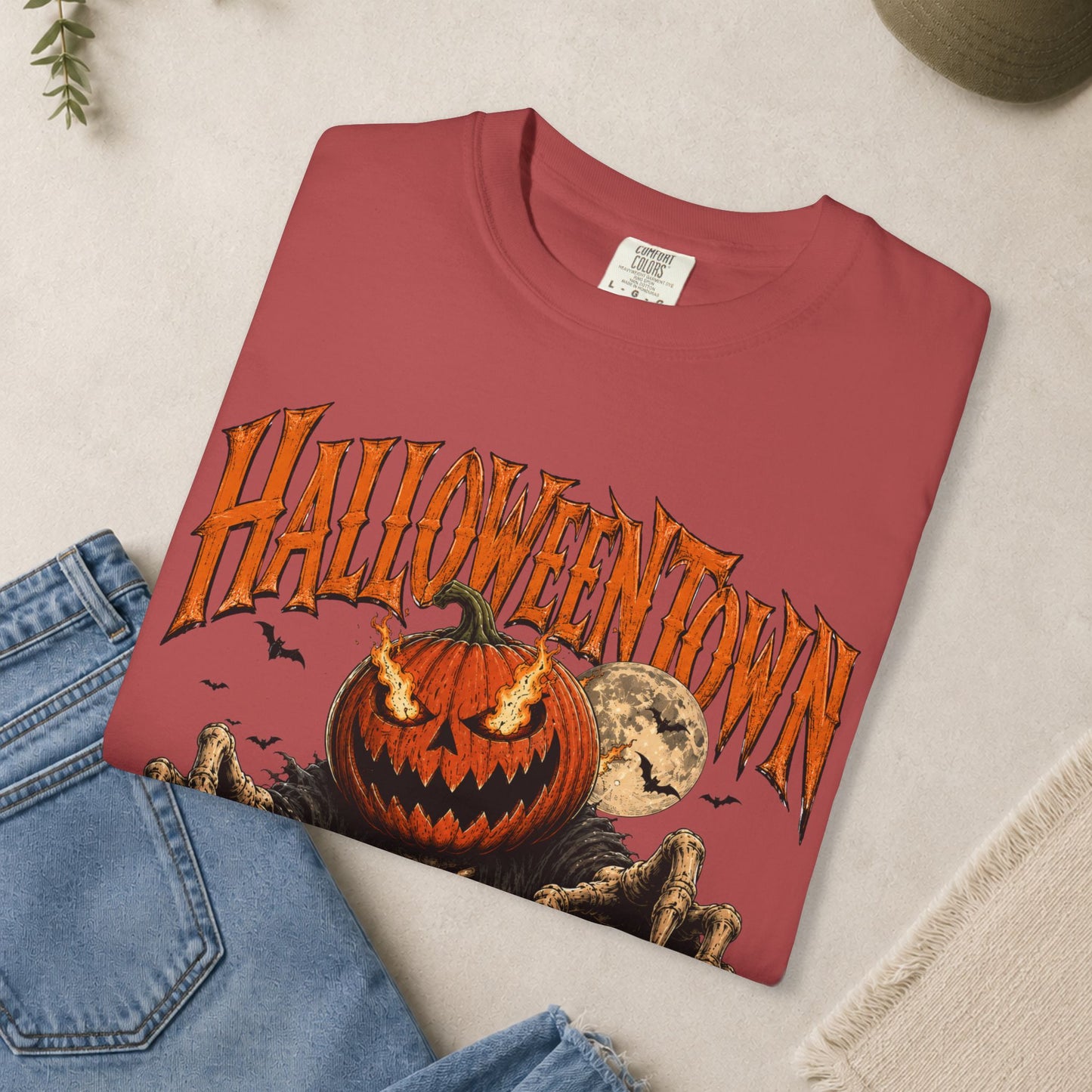 Halloweentown Pumpkin Scarecrow T-shirt | Spooky Halloween Graphic