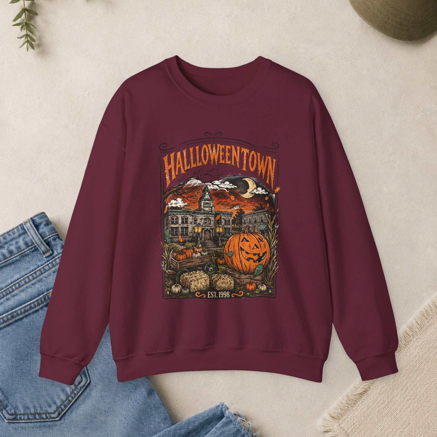 Halloweentown Sweatshirt, Halloween Crewneck
