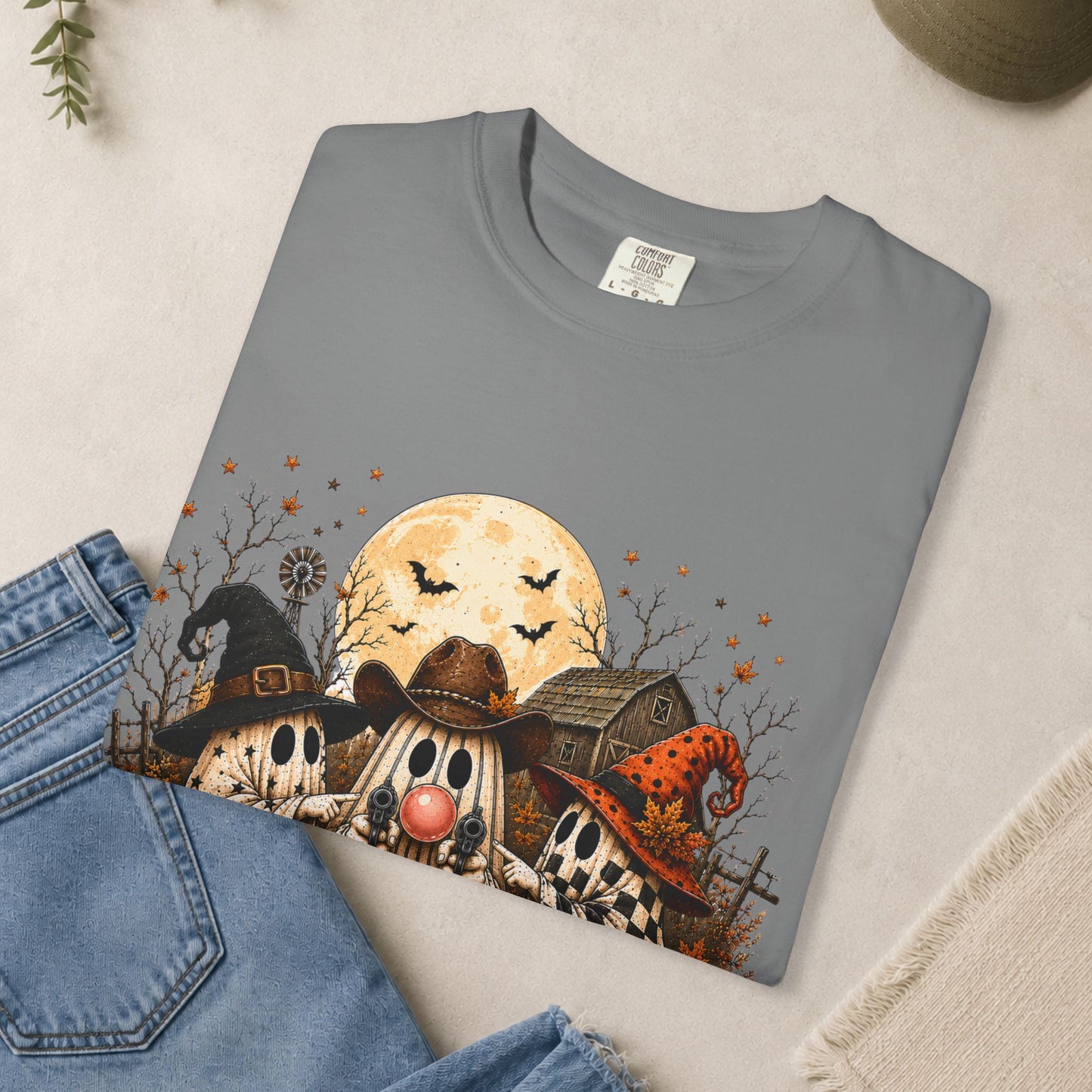Women's Haunted Harvest Ghosts T-Shirt | Ghost Fall Tee