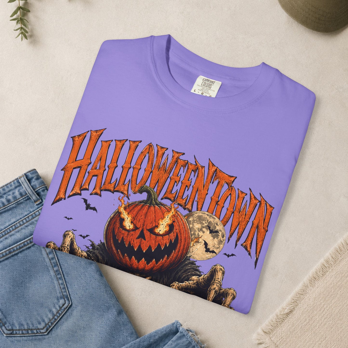 Halloweentown Pumpkin Scarecrow T-shirt | Spooky Halloween Graphic