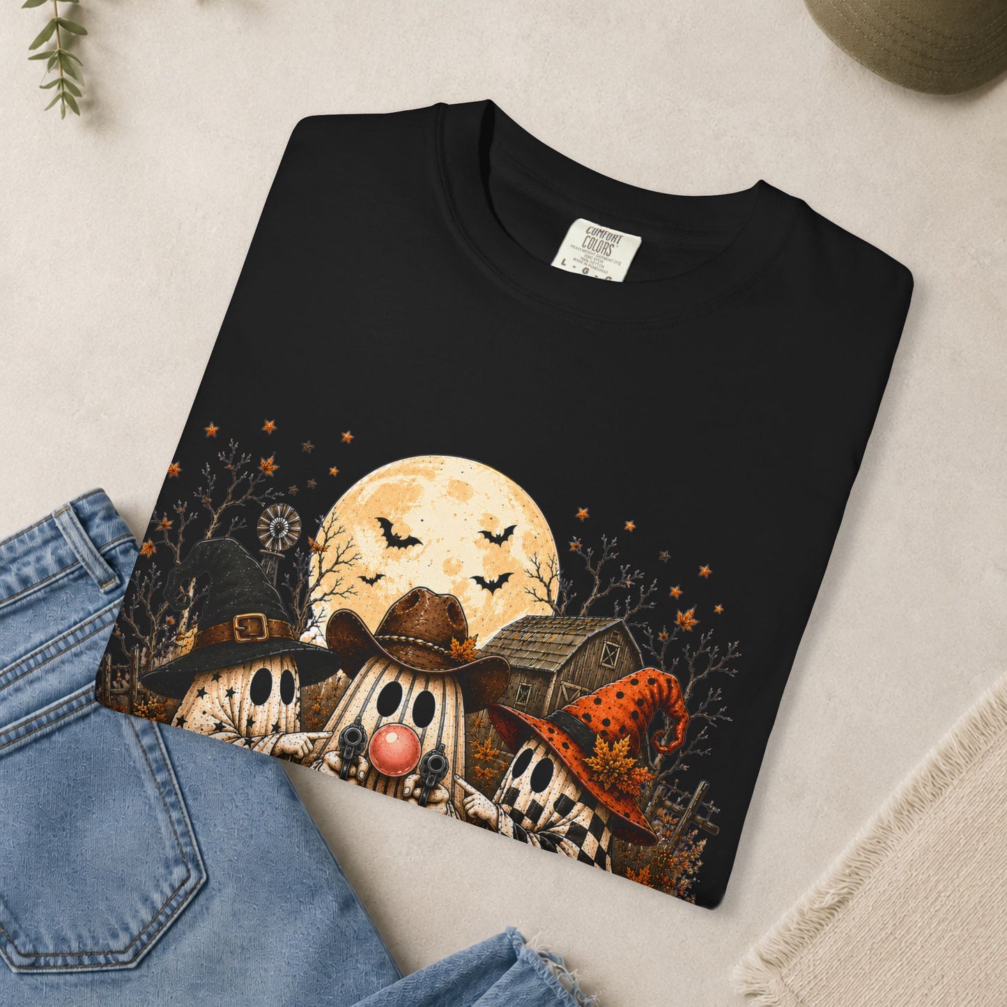 Women's Haunted Harvest Ghosts T-Shirt | Ghost Fall Tee