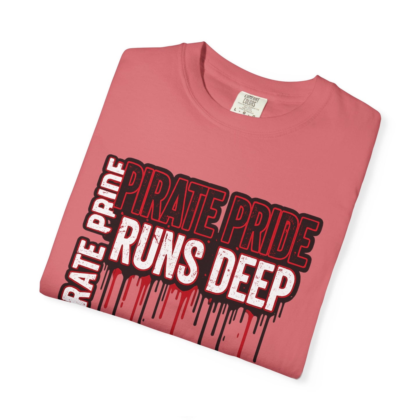 Pirate Pride Runs Deep T-Shirt — Graphic School Spirit Tee
