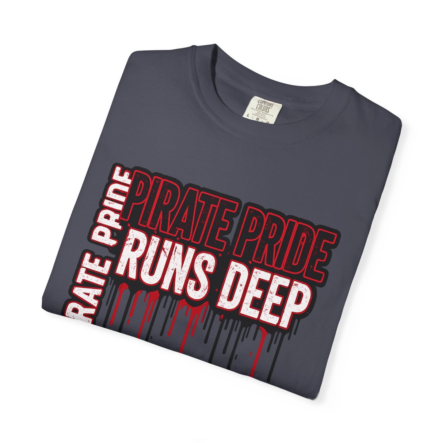 Pirate Pride Runs Deep T-Shirt — Graphic School Spirit Tee