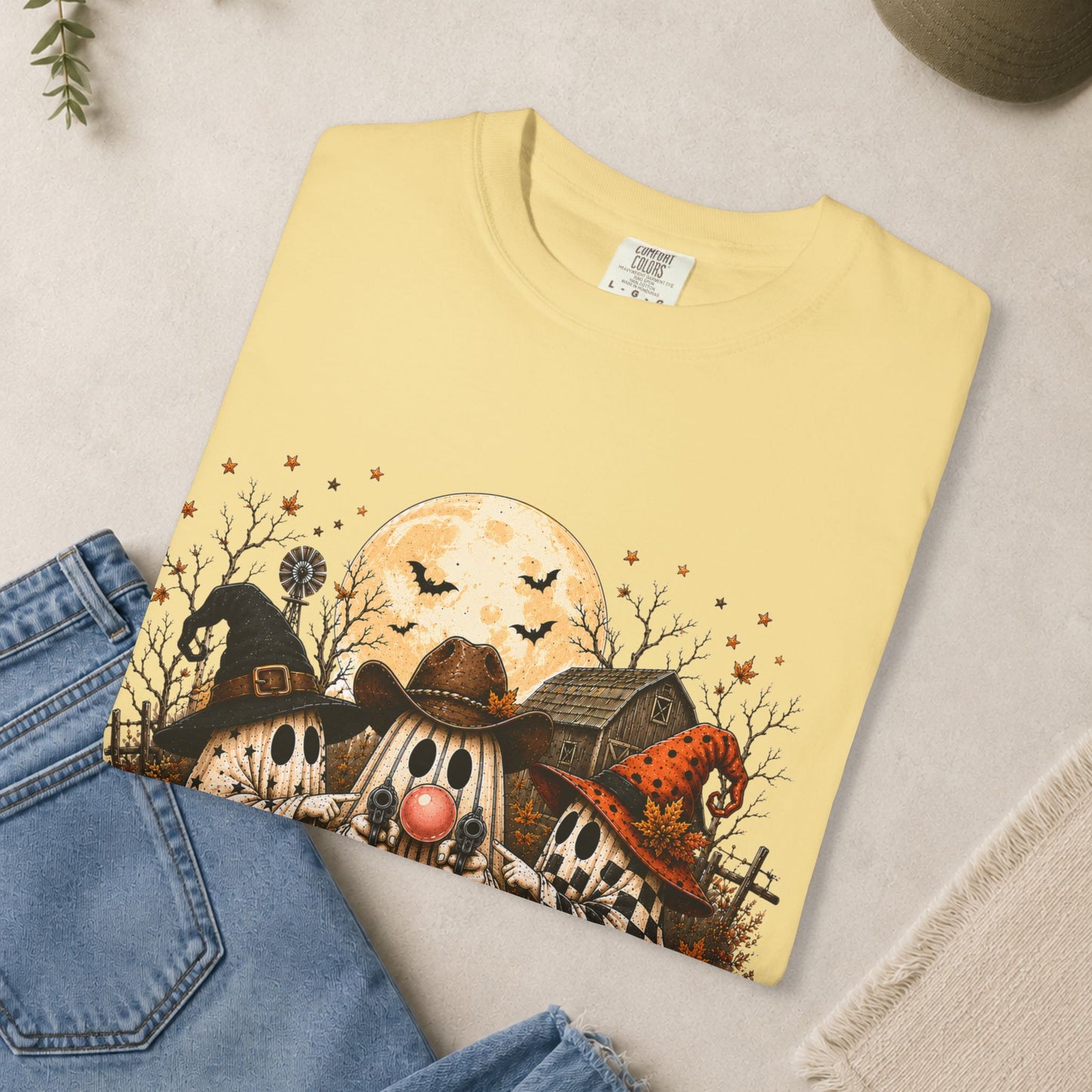 Women's Haunted Harvest Ghosts T-Shirt | Ghost Fall Tee