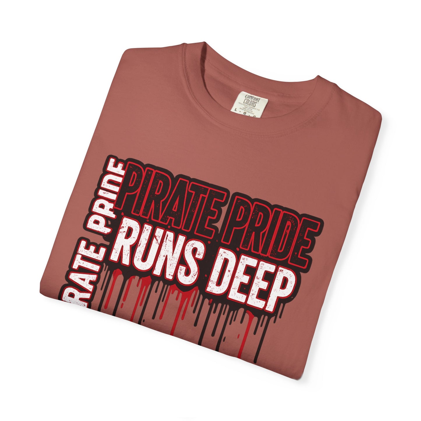 Pirate Pride Runs Deep T-Shirt — Graphic School Spirit Tee