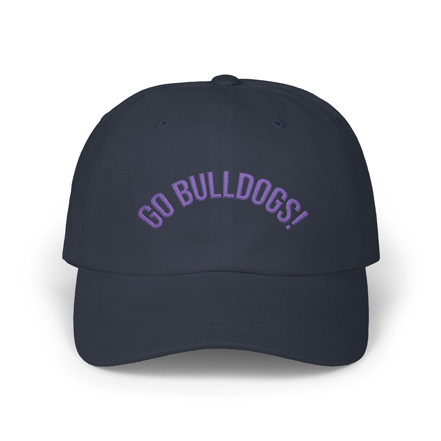 Unisex Go Bulldogs Embroidered Classic Cap