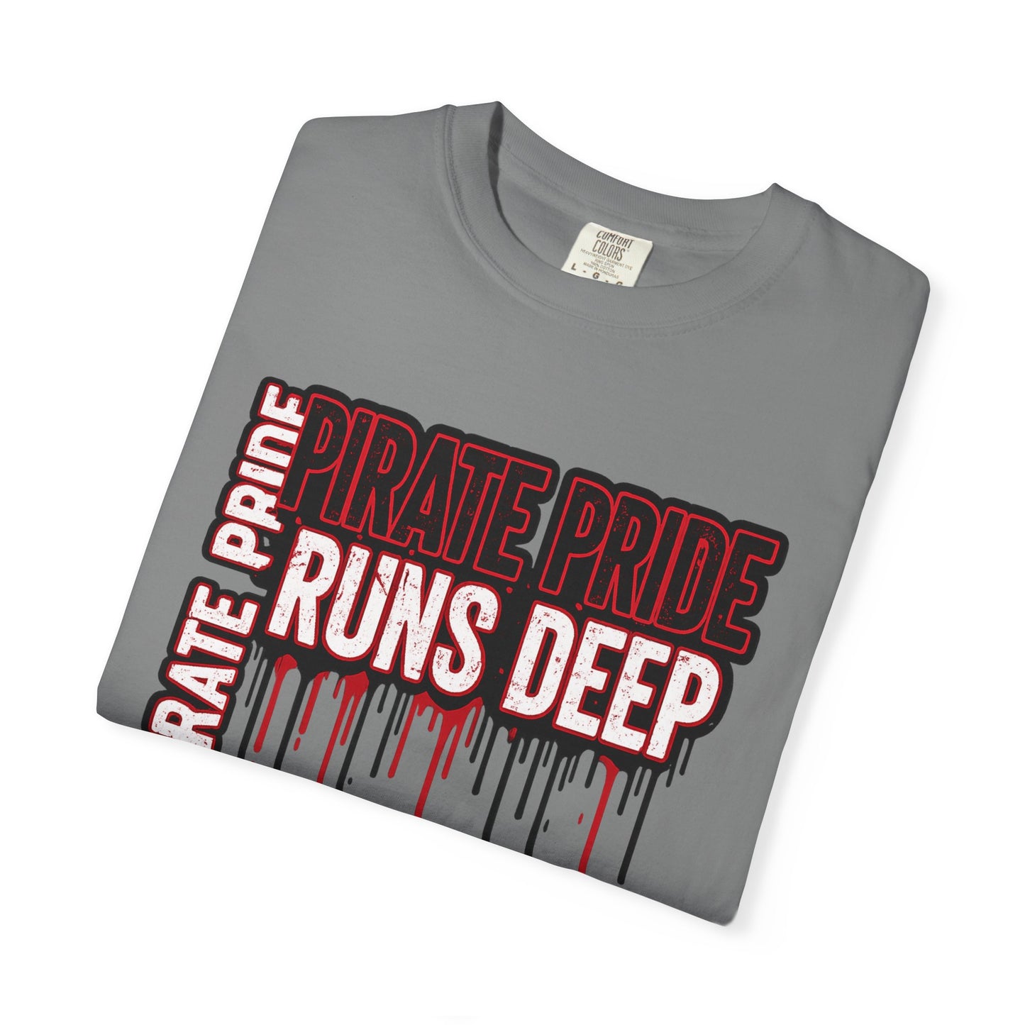 Pirate Pride Runs Deep T-Shirt — Graphic School Spirit Tee