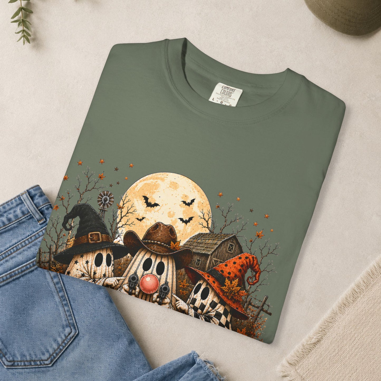 Women's Haunted Harvest Ghosts T-Shirt | Ghost Fall Tee