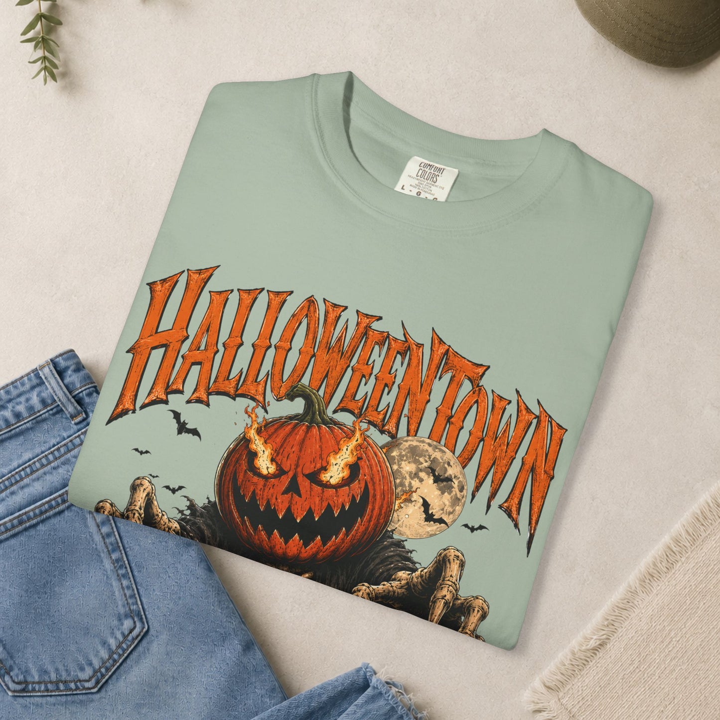 Halloweentown Pumpkin Scarecrow T-shirt | Spooky Halloween Graphic