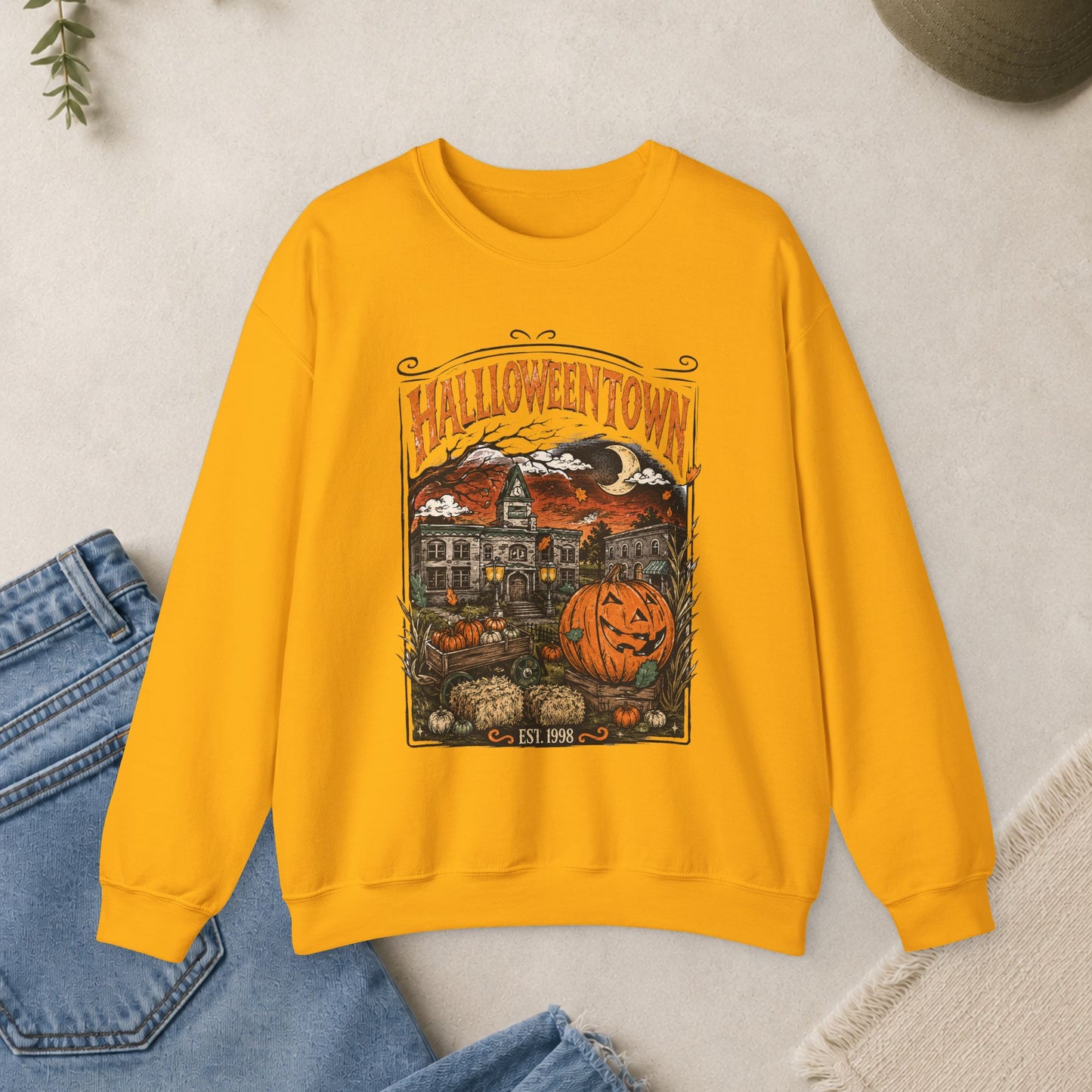 Halloweentown Sweatshirt, Halloween Crewneck