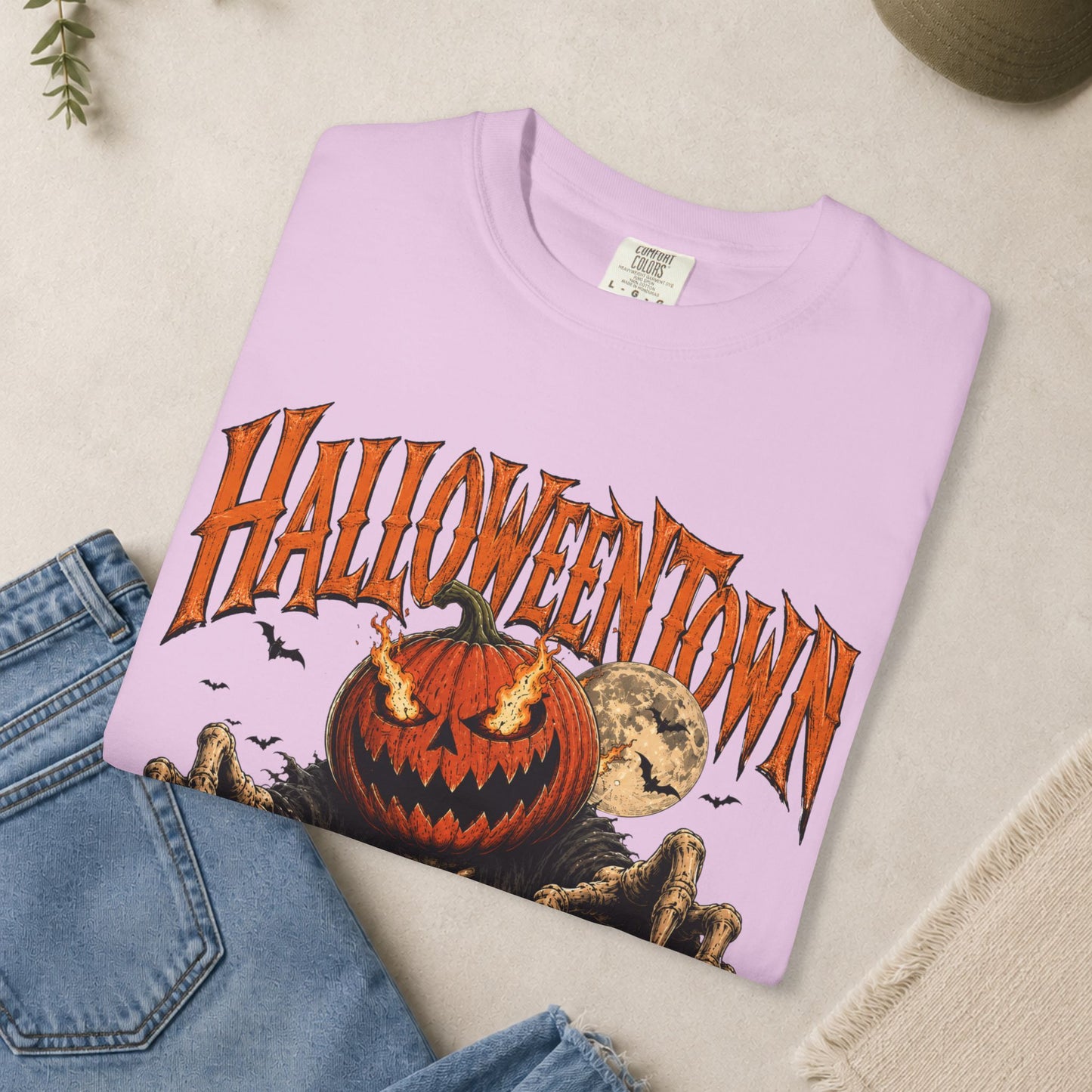 Halloweentown Pumpkin Scarecrow T-shirt | Spooky Halloween Graphic
