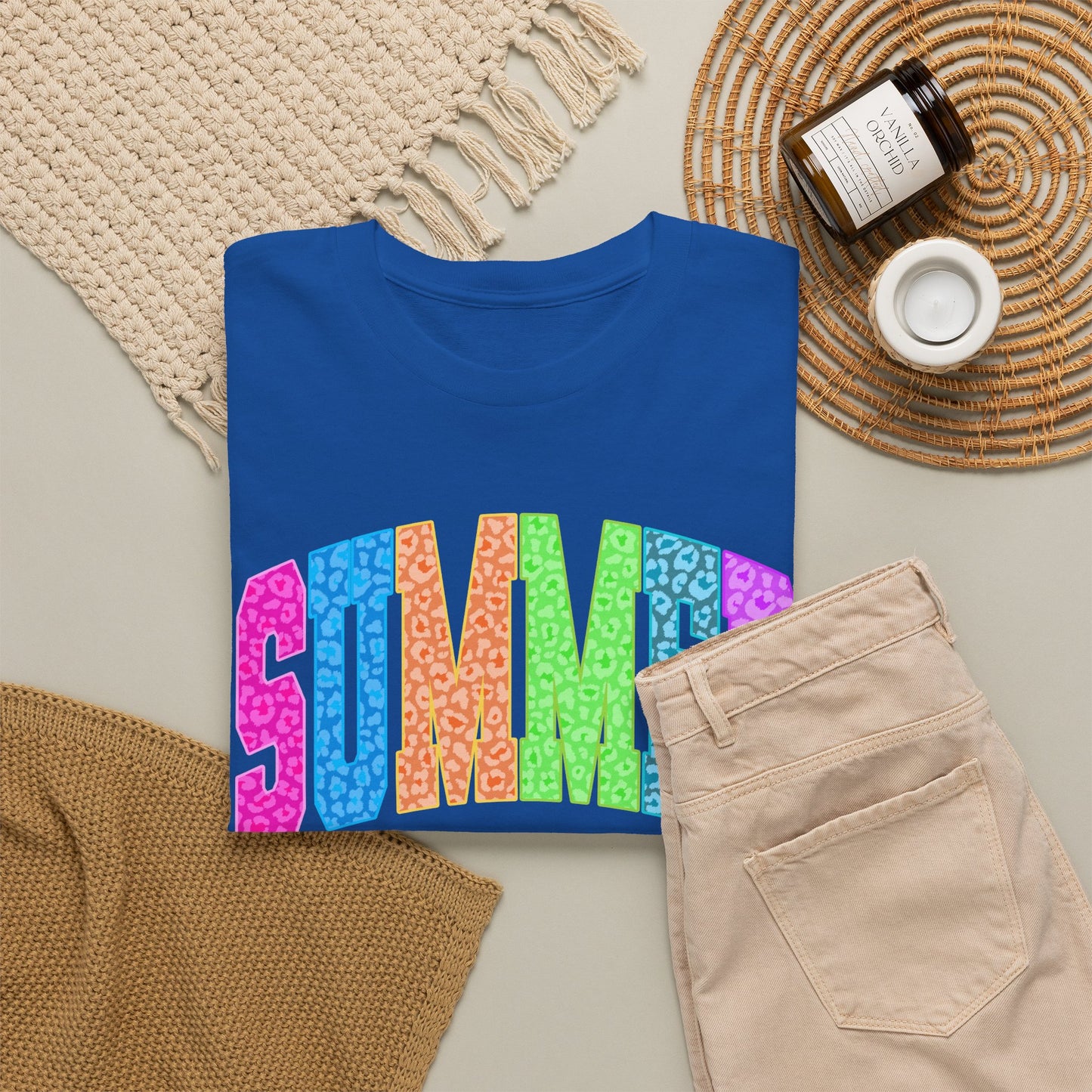 Summer Vibes Rainbow Tee