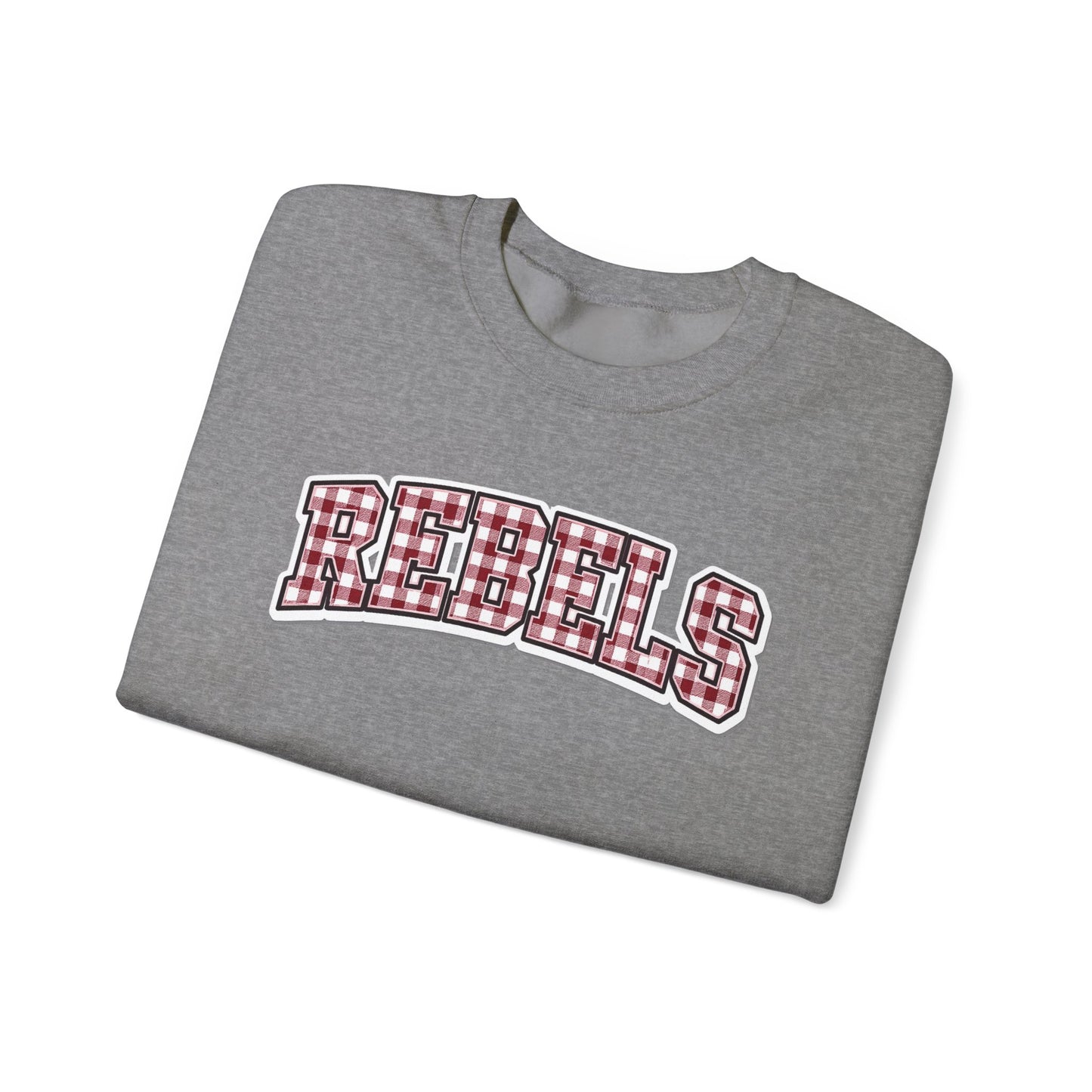 Rebels Gingham Crewneck Sweatshirt