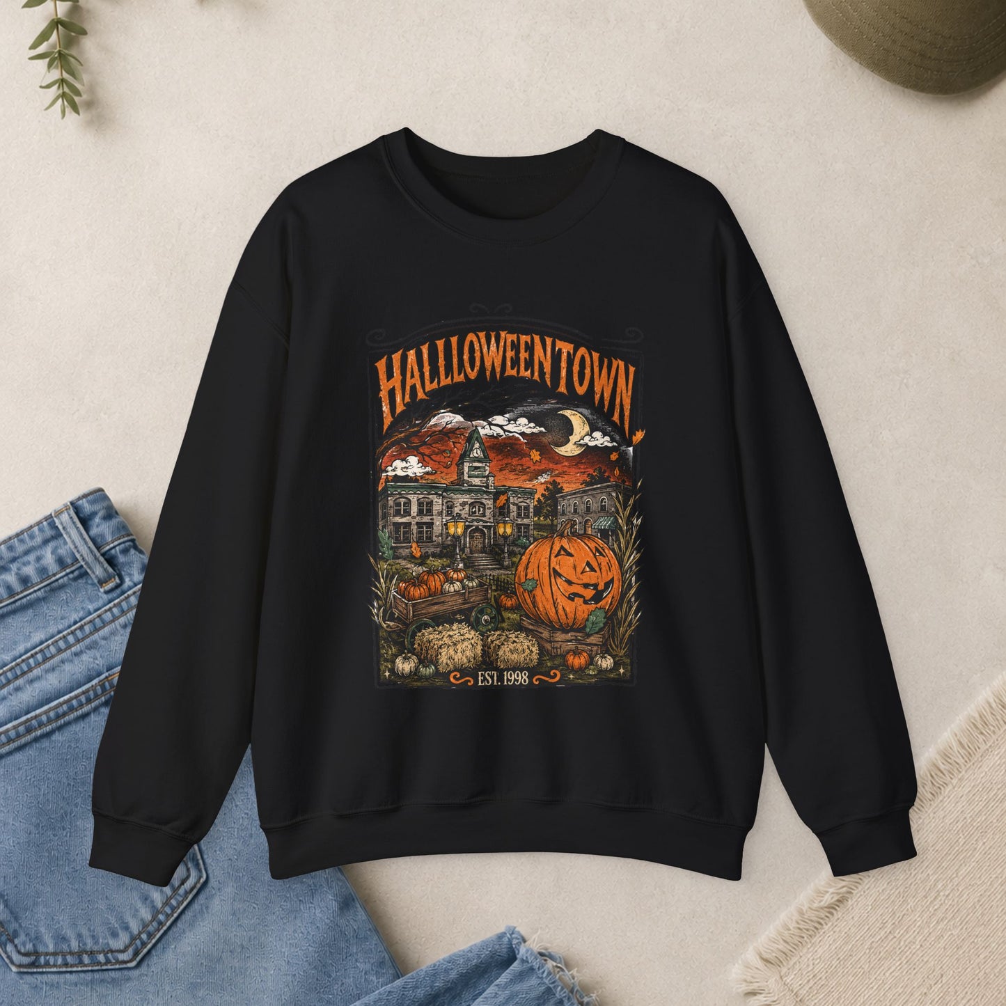 Halloweentown Sweatshirt, Halloween Crewneck