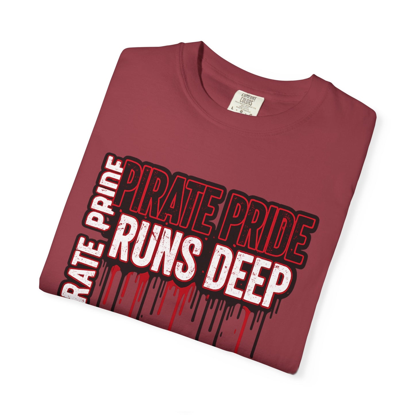 Pirate Pride Runs Deep T-Shirt — Graphic School Spirit Tee