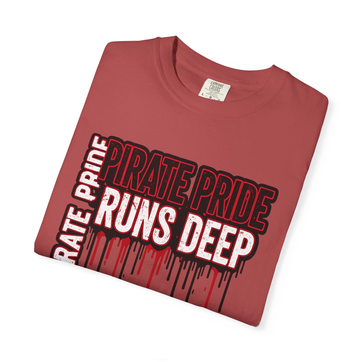 Pirate Pride Runs Deep T-Shirt — Graphic School Spirit Tee