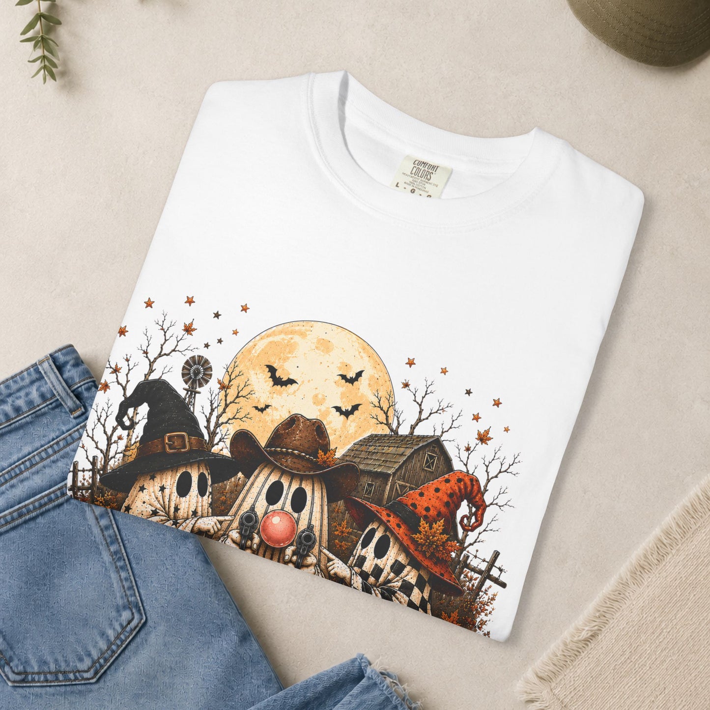 Women's Haunted Harvest Ghosts T-Shirt | Ghost Fall Tee