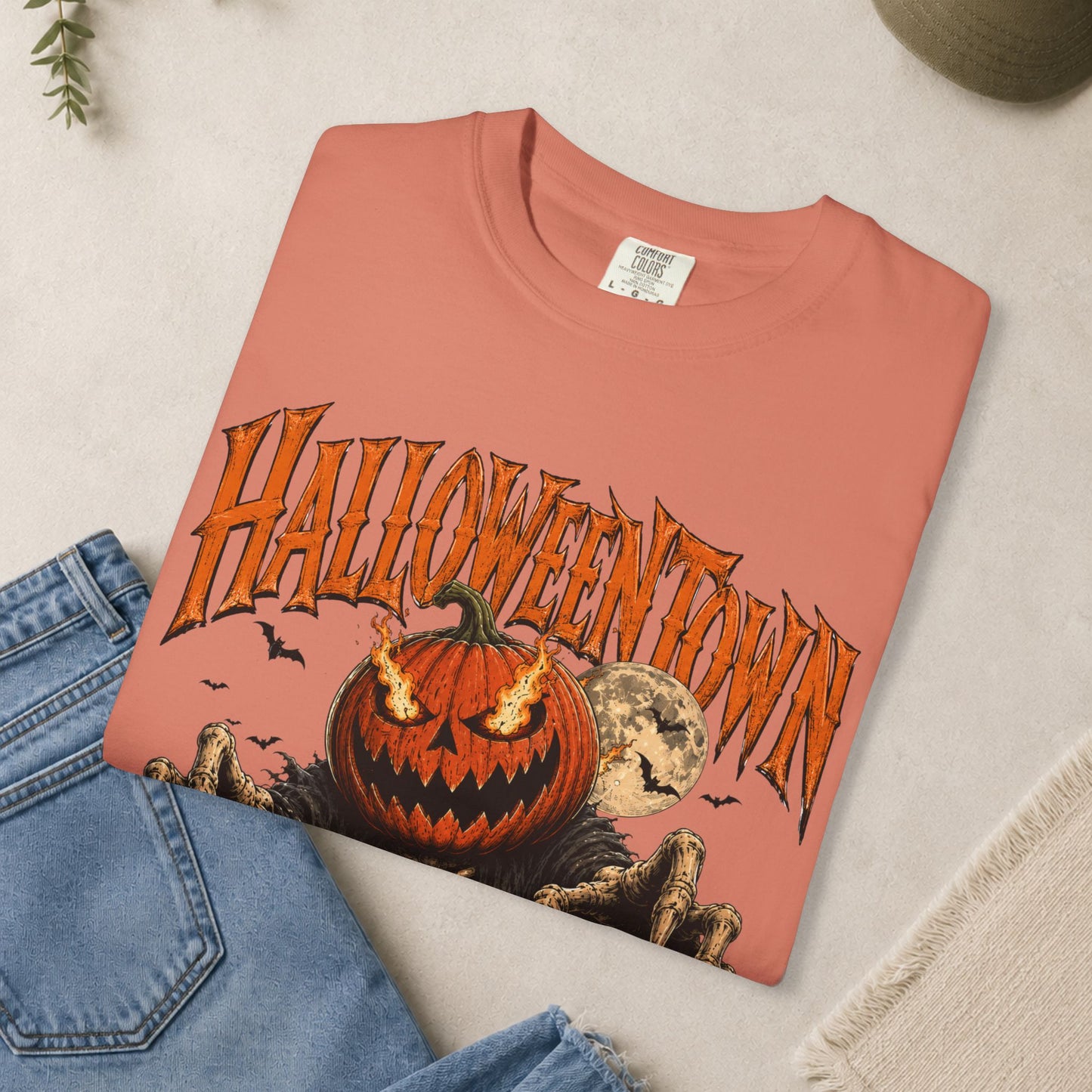 Halloweentown Pumpkin Scarecrow T-shirt | Spooky Halloween Graphic