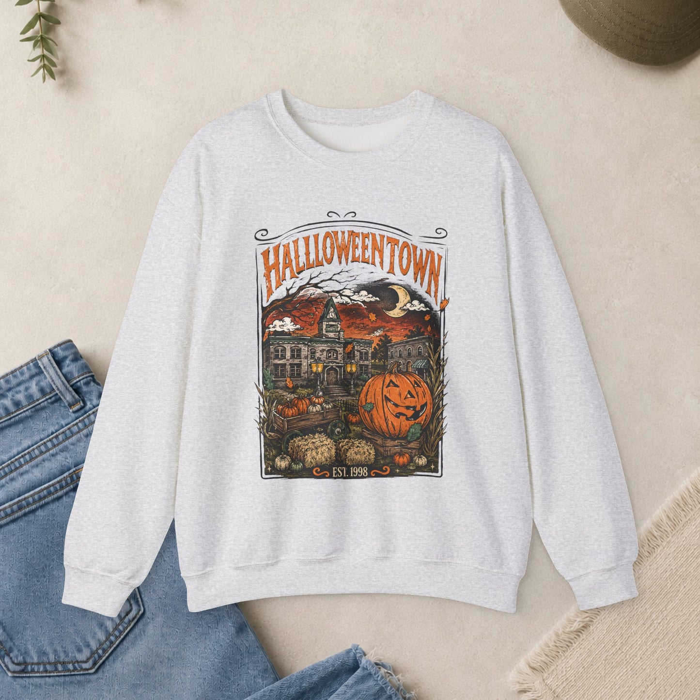 Halloweentown Sweatshirt, Halloween Crewneck