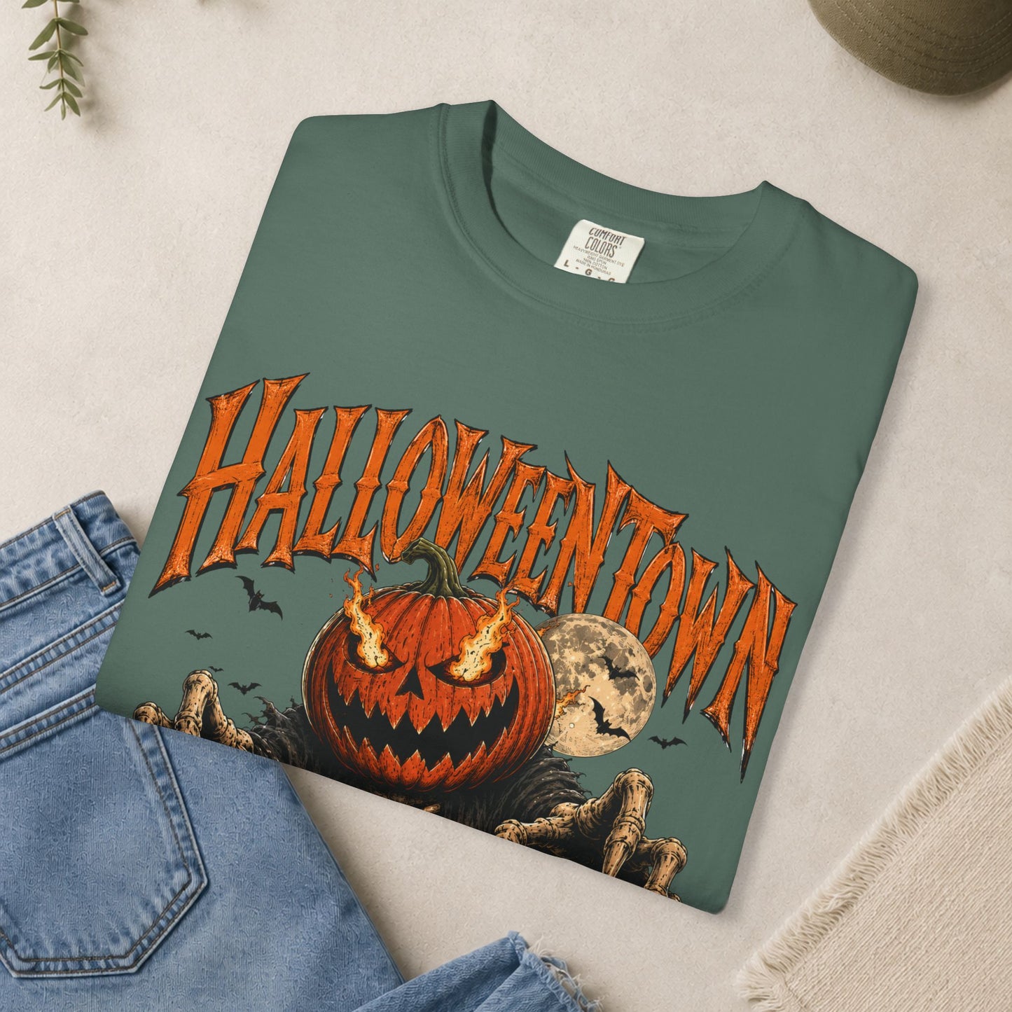Halloweentown Pumpkin Scarecrow T-shirt | Spooky Halloween Graphic