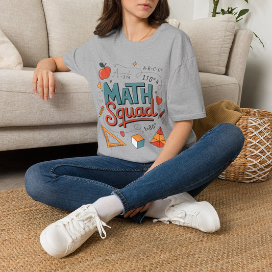 Math Squad T-Shirt — Cute Back-to-School Teacher & Student Graphic Tee
