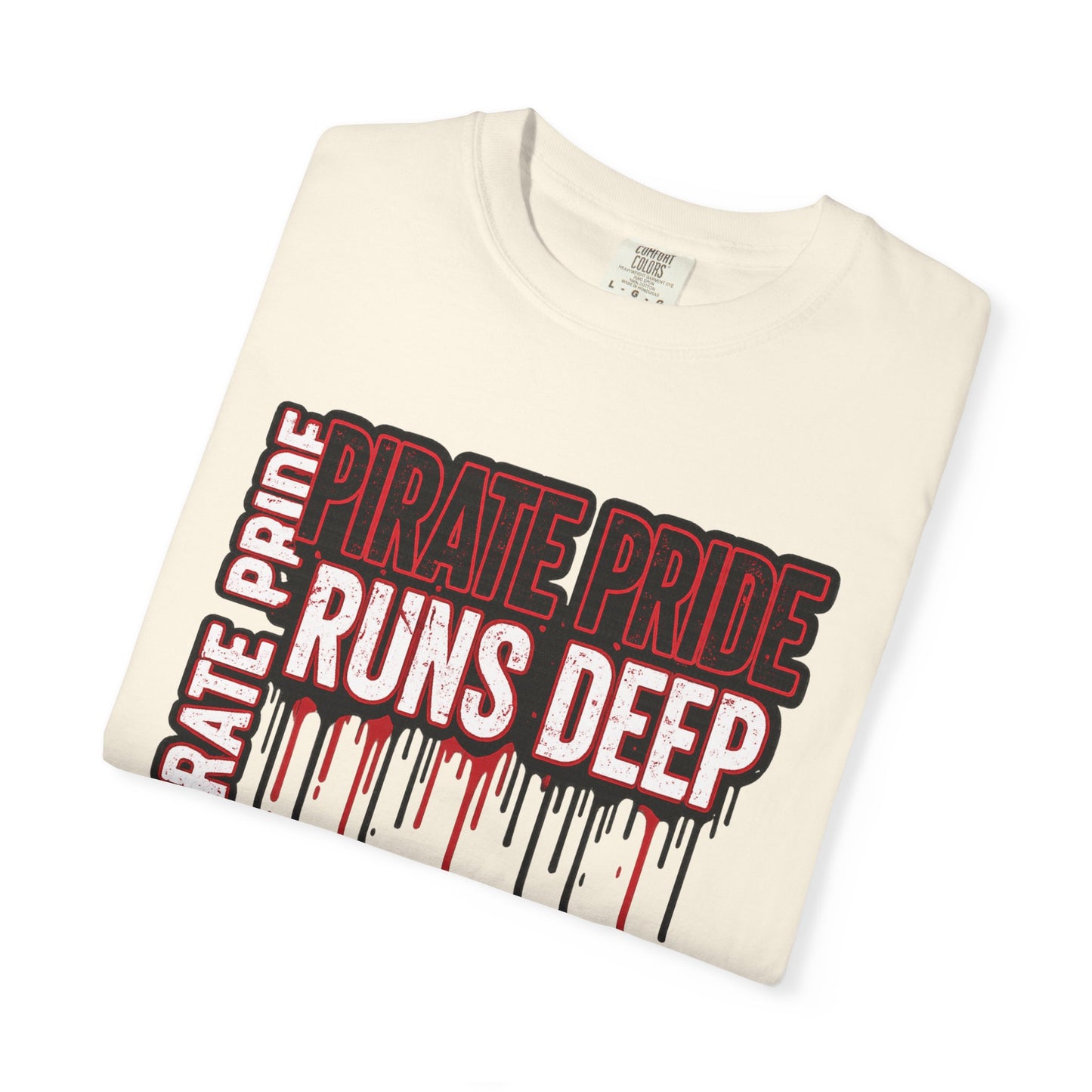 Pirate Pride Runs Deep T-Shirt — Graphic School Spirit Tee