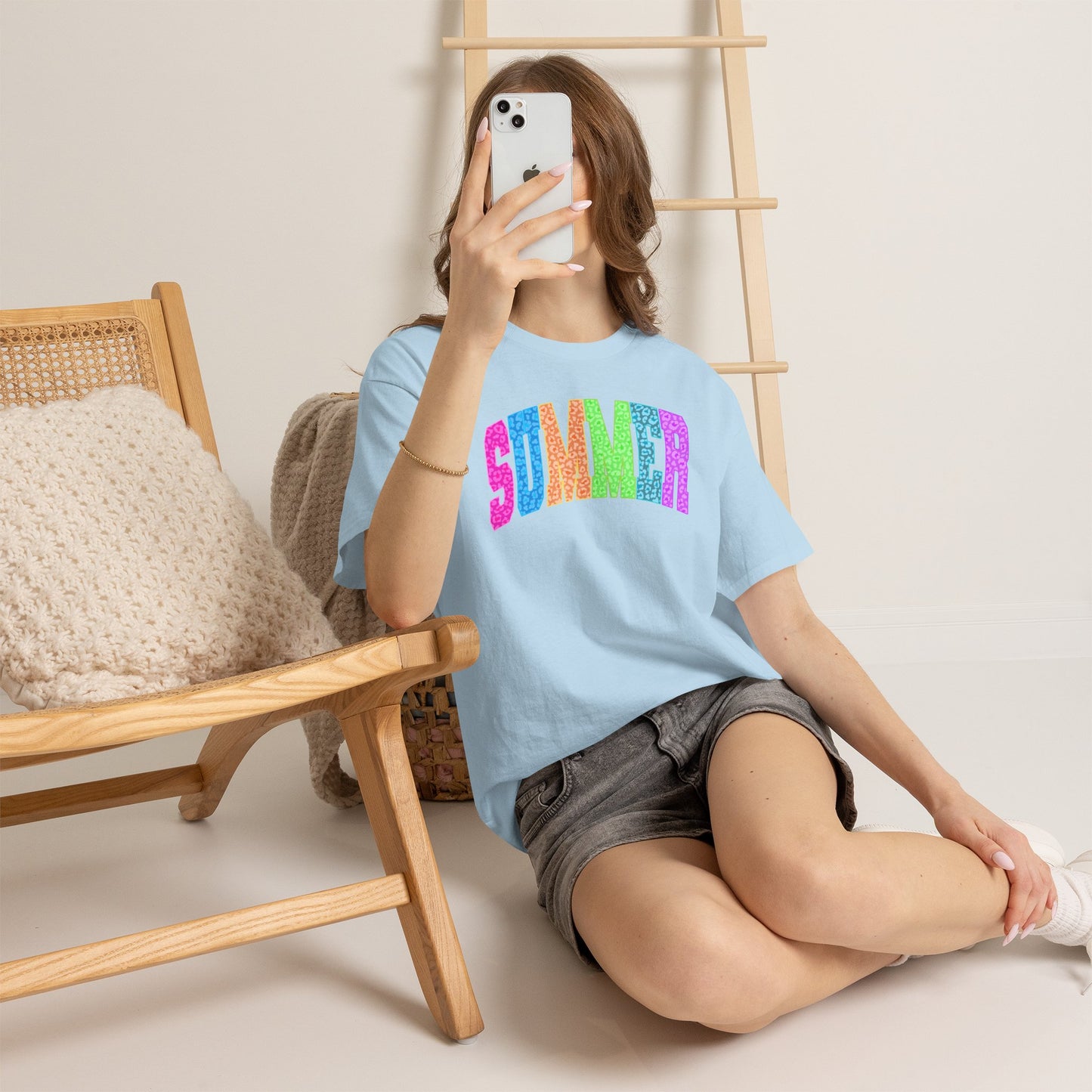 Summer Vibes Rainbow Tee