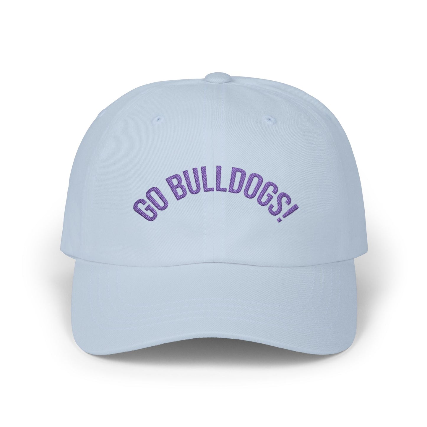 Unisex Go Bulldogs Embroidered Classic Cap