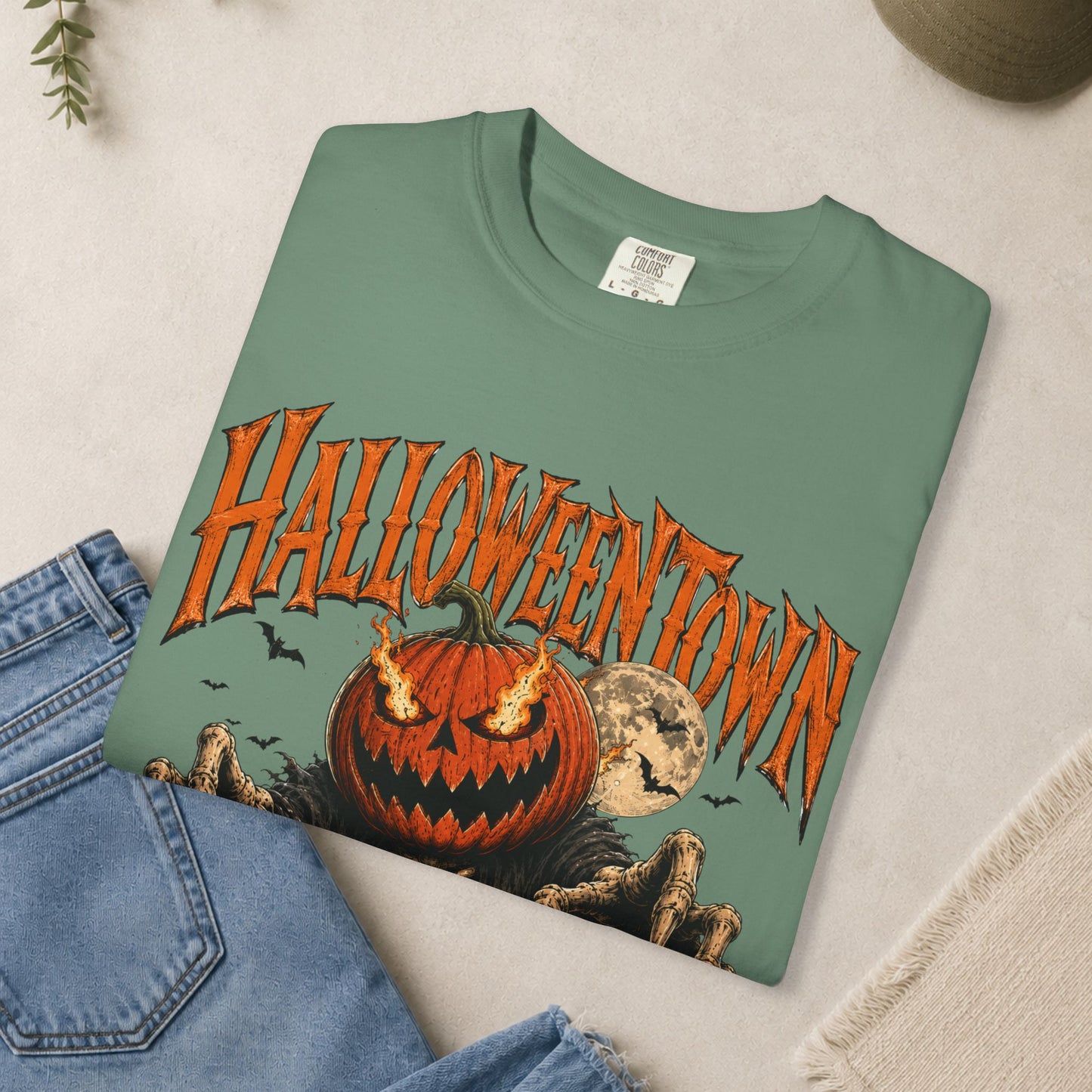 Halloweentown Pumpkin Scarecrow T-shirt | Spooky Halloween Graphic
