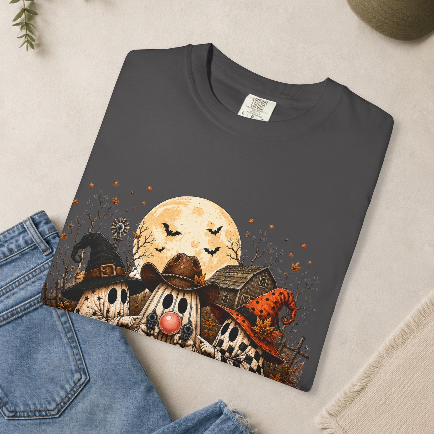 Women's Haunted Harvest Ghosts T-Shirt | Ghost Fall Tee