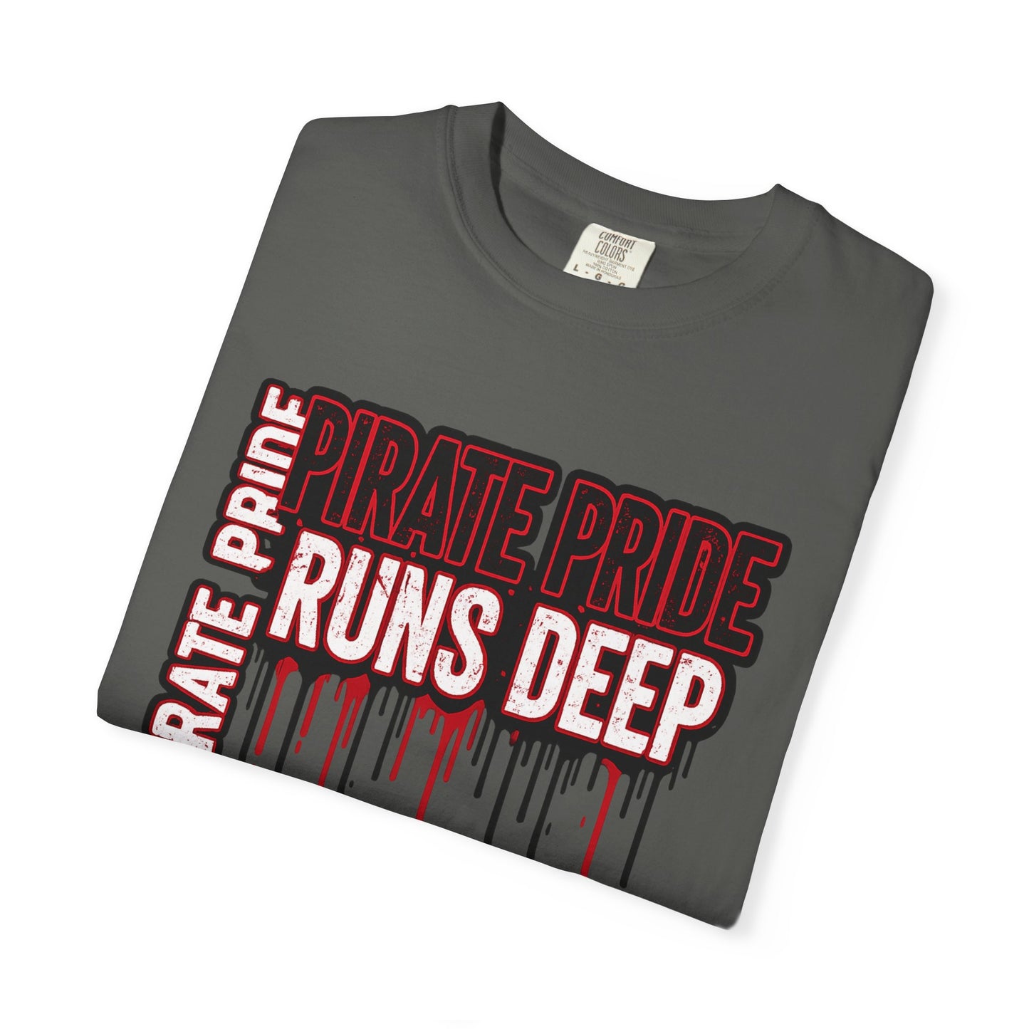Pirate Pride Runs Deep T-Shirt — Graphic School Spirit Tee