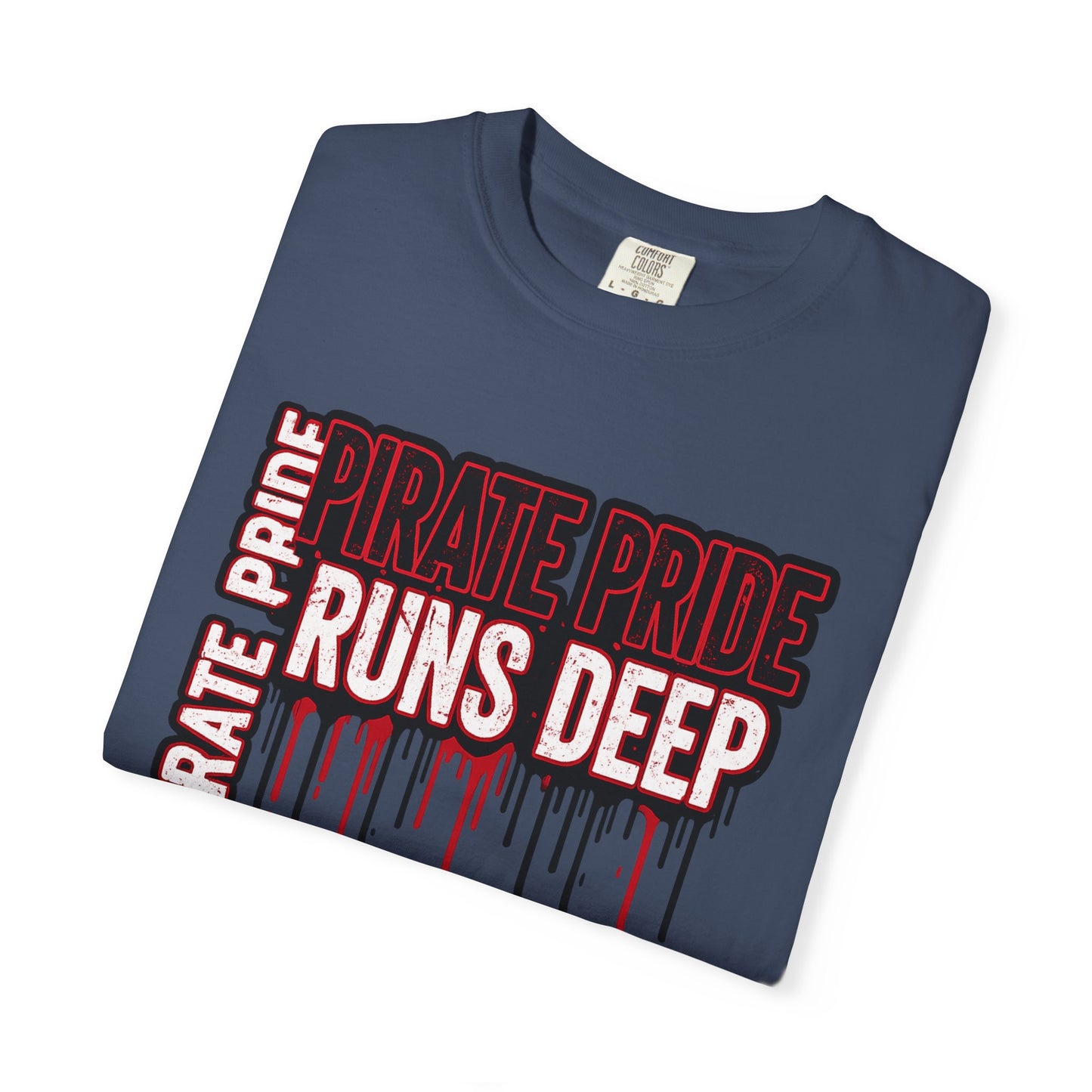 Pirate Pride Runs Deep T-Shirt — Graphic School Spirit Tee