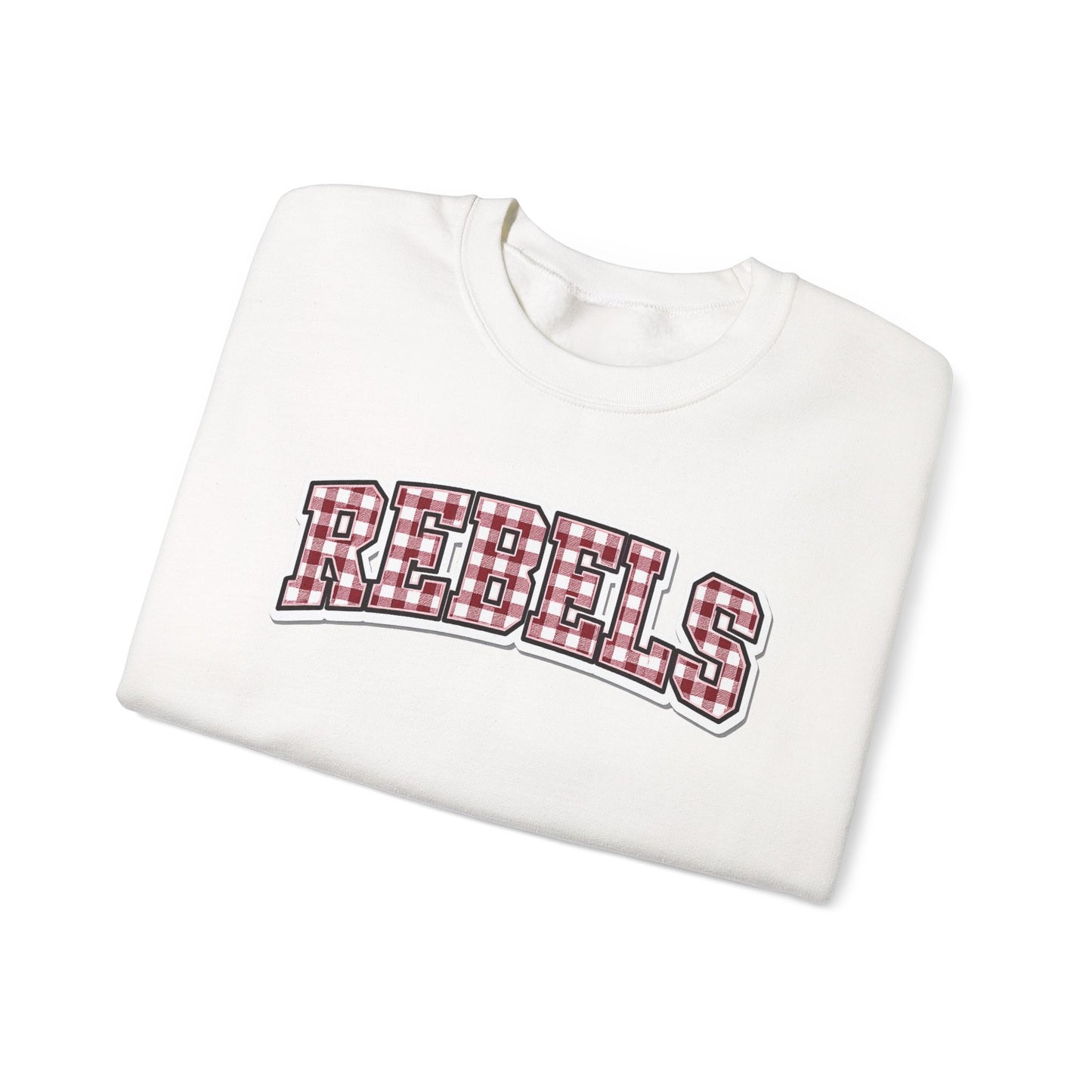 Rebels Gingham Crewneck Sweatshirt