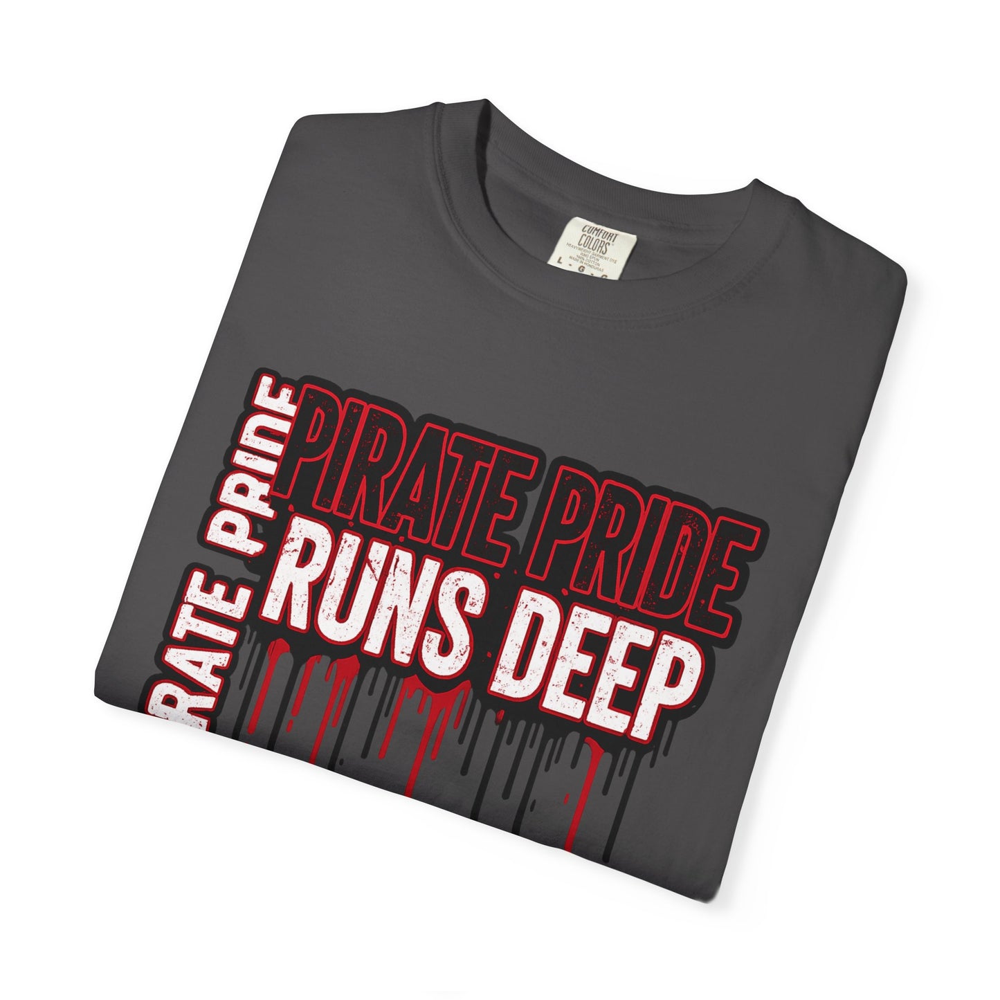 Pirate Pride Runs Deep T-Shirt — Graphic School Spirit Tee