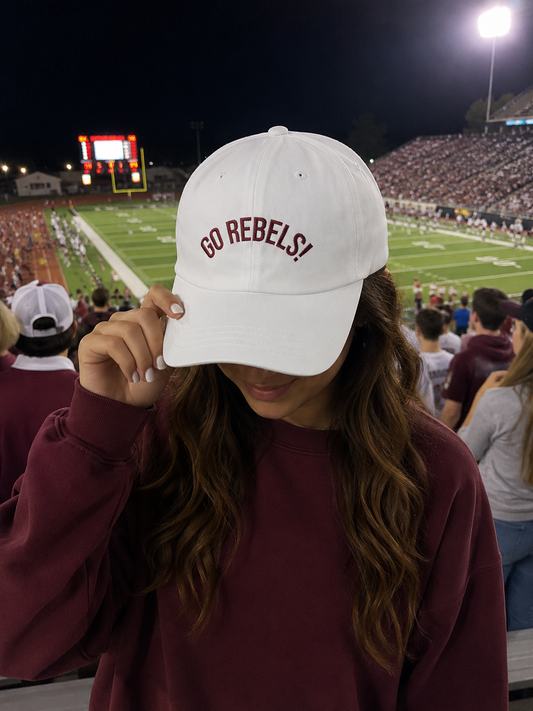 Unisex Go Rebels Embroidered Cap