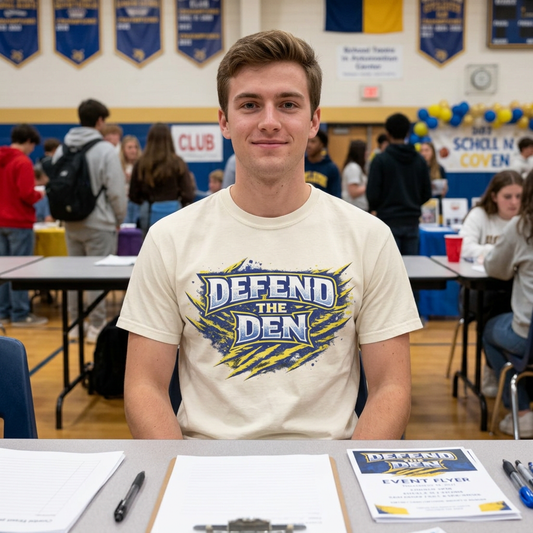 Defend The Den Unisex T-Shirt — Bold Sports Fan Graphic Tee