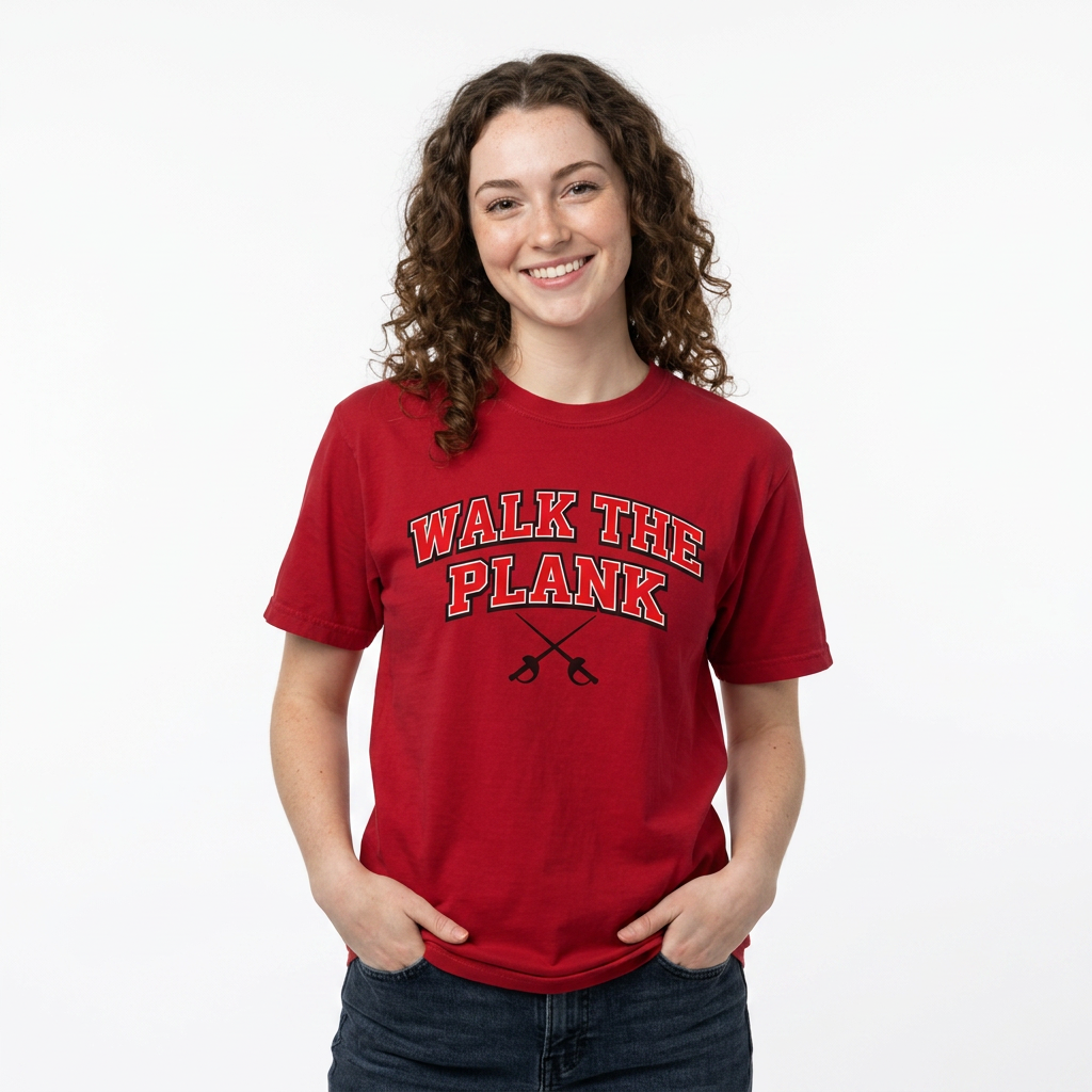 Walk the Plank T-Shirt — Pirate Oars Graphic Tee