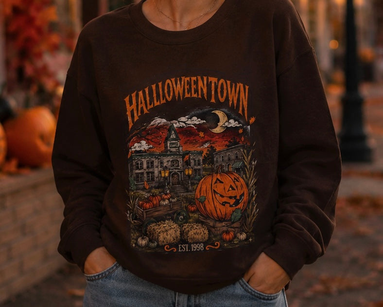 Halloweentown Sweatshirt, Halloween Crewneck