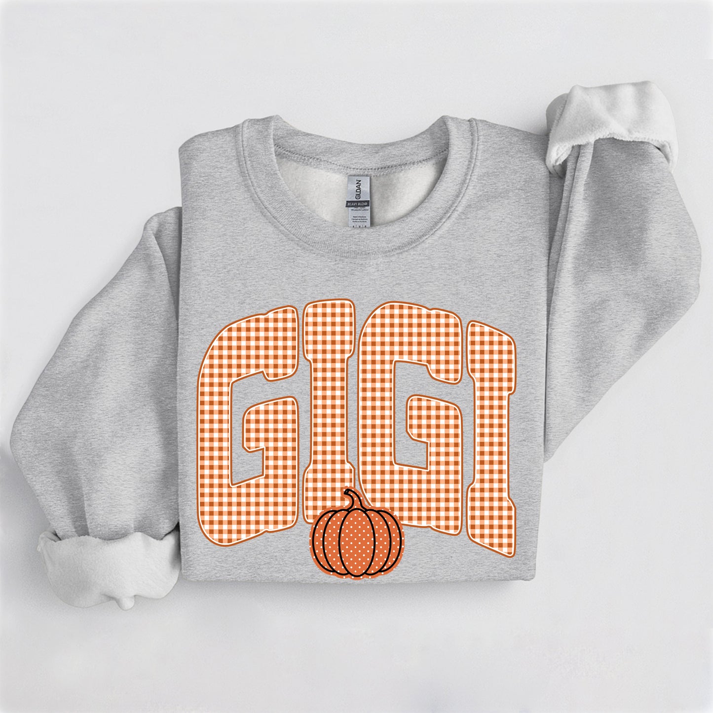 Fall Pumpkin Gigi Sweatshirt, Trendy women's falls sweatshirt