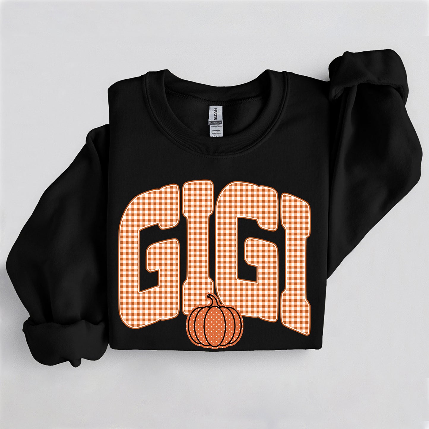 Fall Pumpkin Gigi Sweatshirt, Trendy women's falls sweatshirt