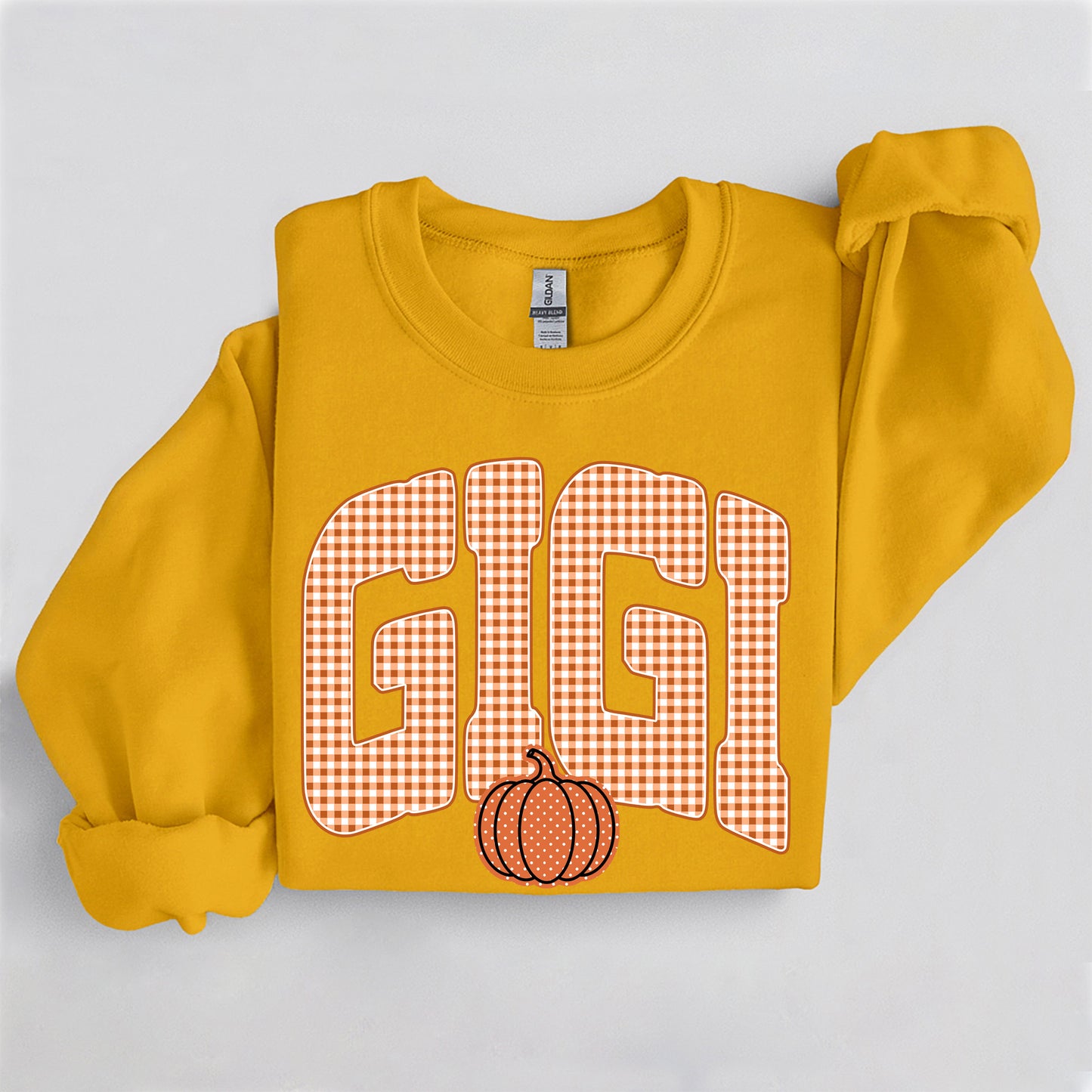 Fall Pumpkin Gigi Sweatshirt, Trendy women's falls sweatshirt