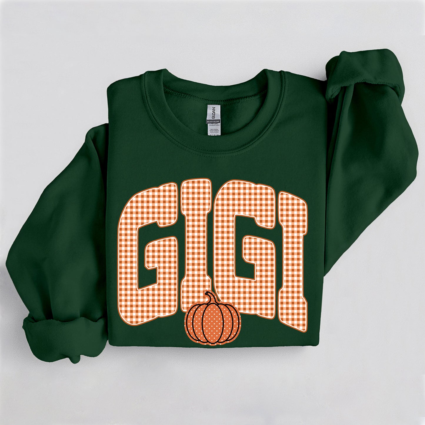 Fall Pumpkin Gigi Sweatshirt, Trendy women's falls sweatshirt