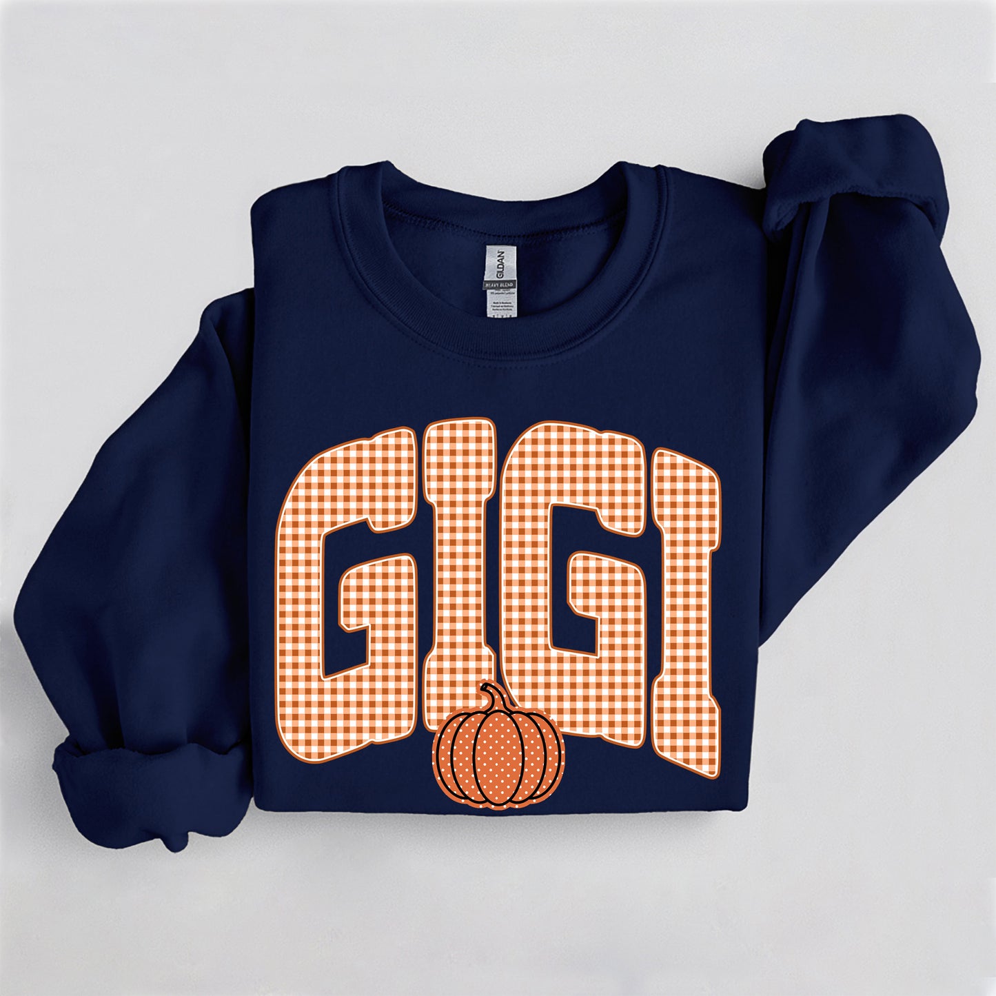 Fall Pumpkin Gigi Sweatshirt, Trendy women's falls sweatshirt