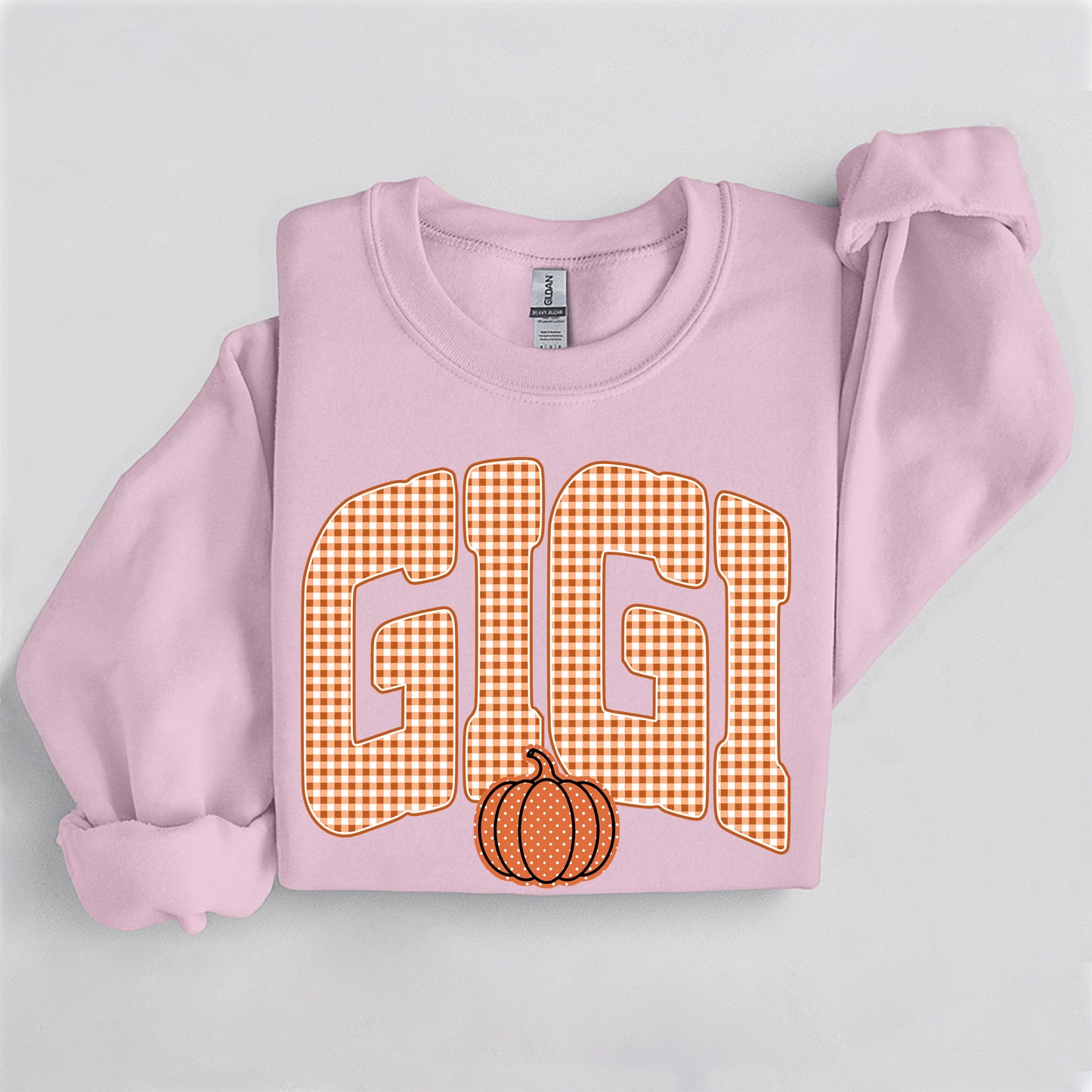 Fall Pumpkin Gigi Sweatshirt, Trendy women's falls sweatshirt