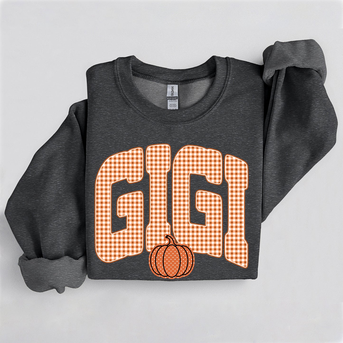 Fall Pumpkin Gigi Sweatshirt, Trendy women's falls sweatshirt