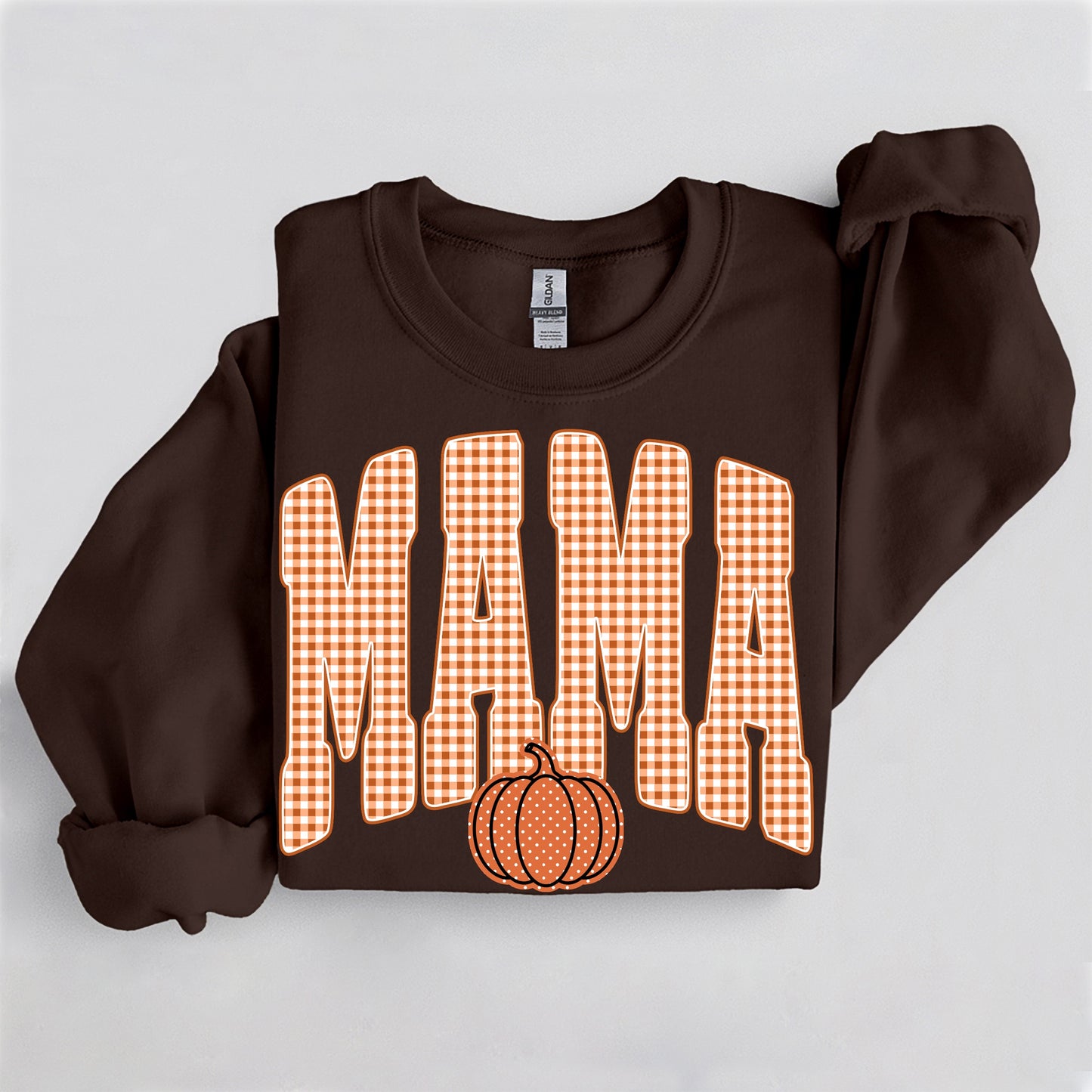 Fall Pumpkin Mama Sweatshirt, Trendy women's falls sweatshirt
