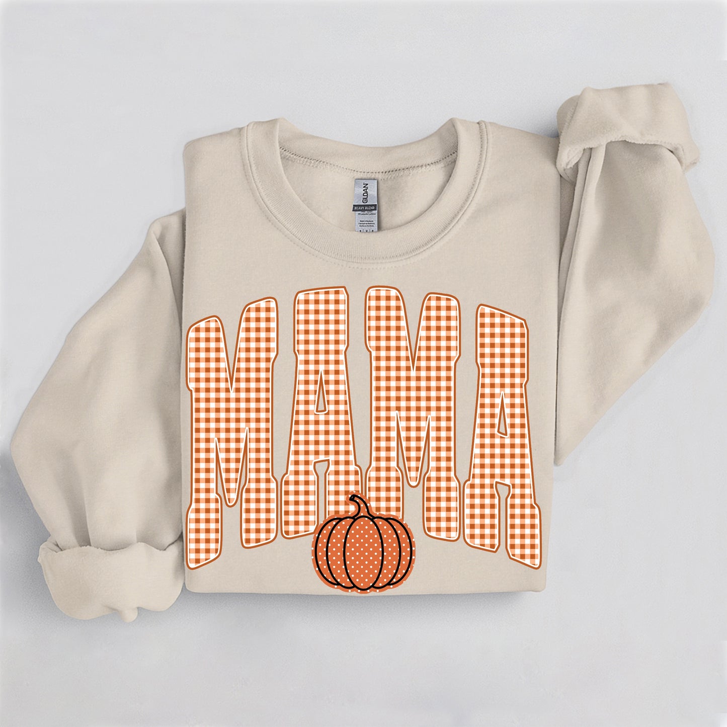 Fall Pumpkin Mama Sweatshirt, Trendy women's falls sweatshirt
